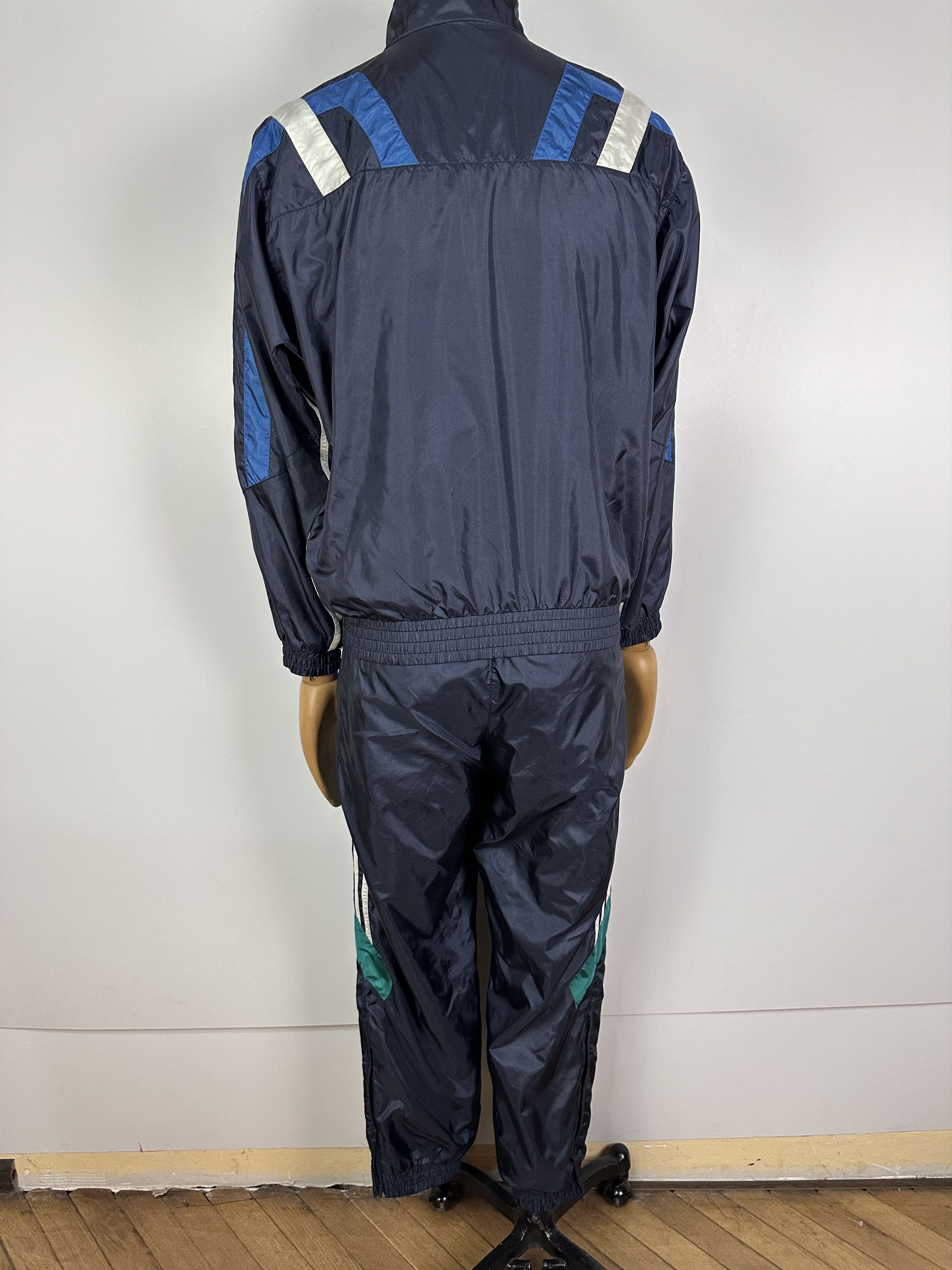 Vintage Adidas Nylon Track Suit Jacket Pants 90's Size S