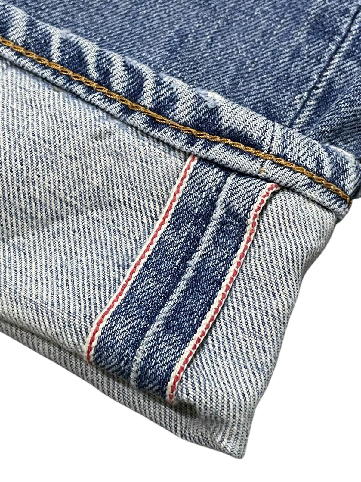 Edwin × Vintage Vintage OG Edwin 505 Loose Baggy Selvedge Jeans Size US 32 / EU 48 - 8 Thumbnail