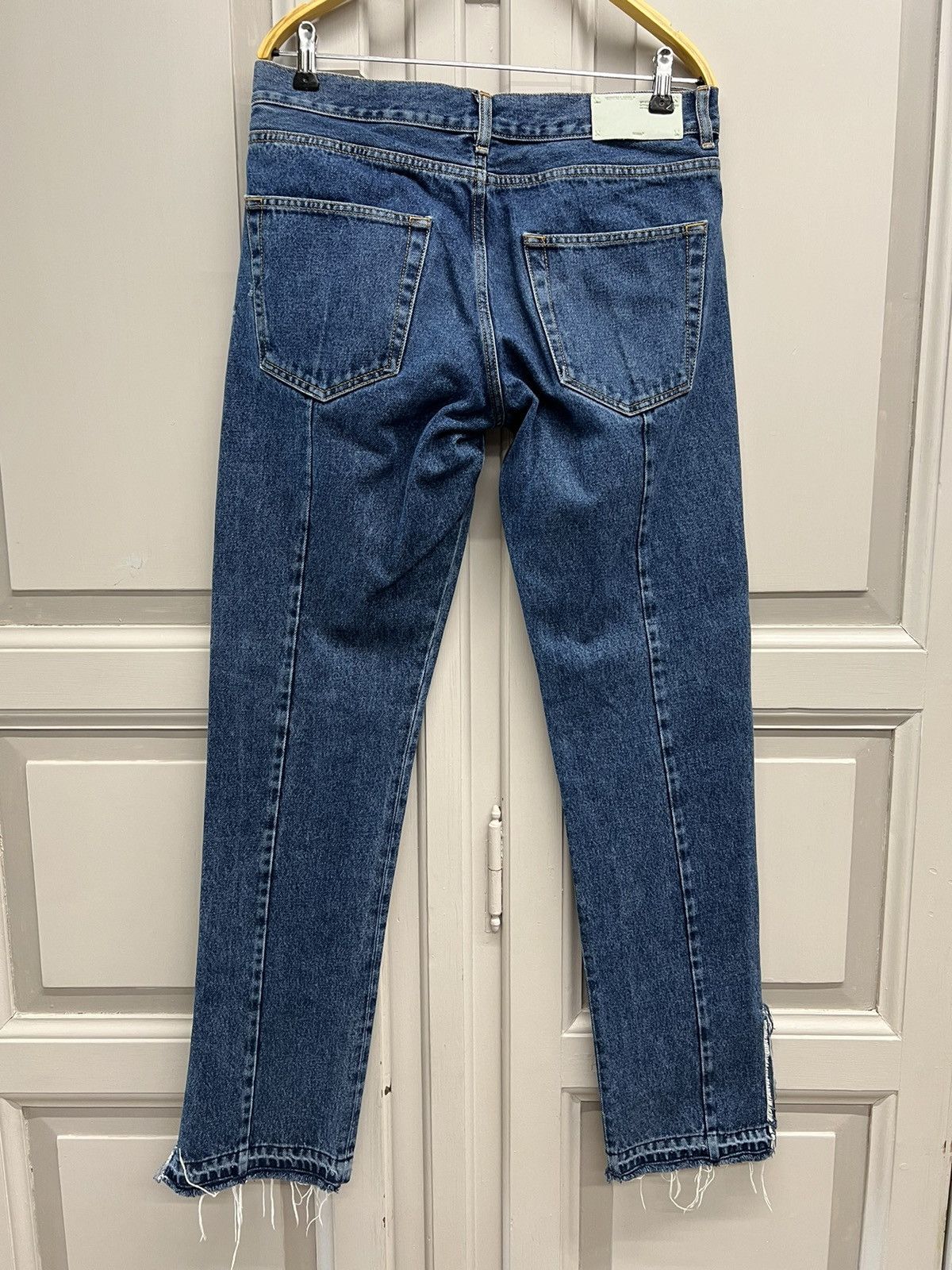 Off-White Off White Gothic Embroidered Jeans Size US 32 / EU 48 - 9 Thumbnail