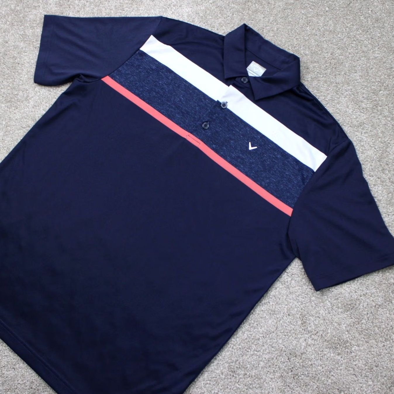 Callaway Callaway Opti-Dri Polo Shirt Mens Medium Blue 100% Polyester Golf Short Sleeve Polo Shirt Size US M / EU 48-50 / 2 - 3 Thumbnail