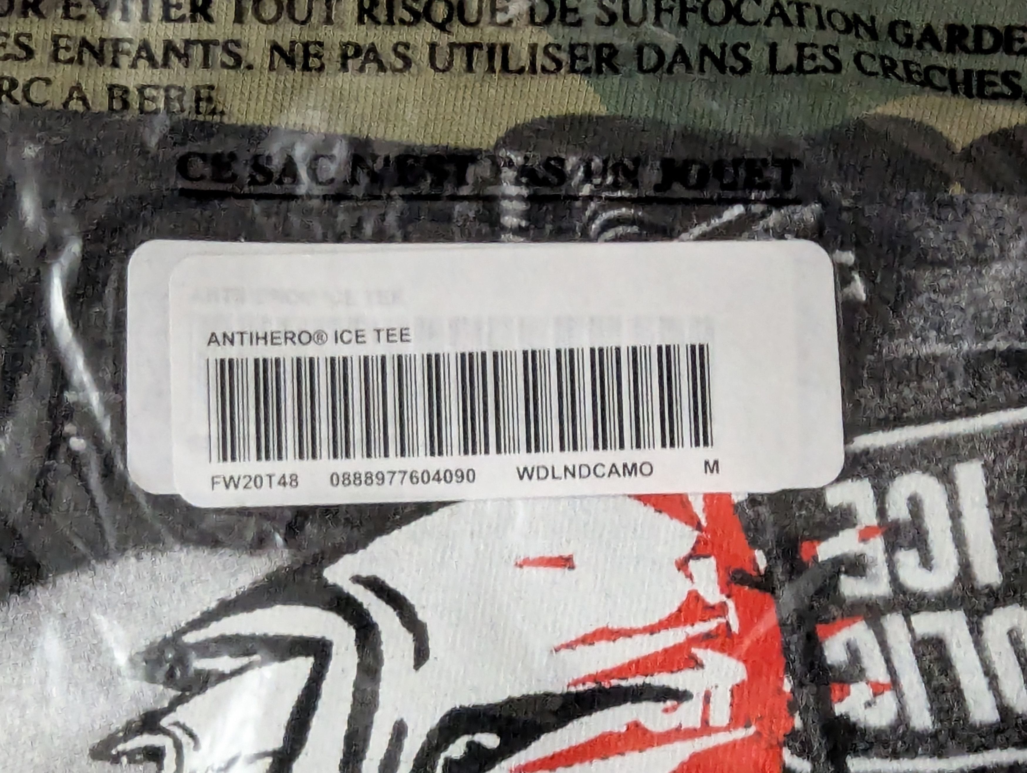 Antihero × Supreme Supreme AntiHero ICE Tee Size US M / EU 48-50 / 2 - 8 Thumbnail