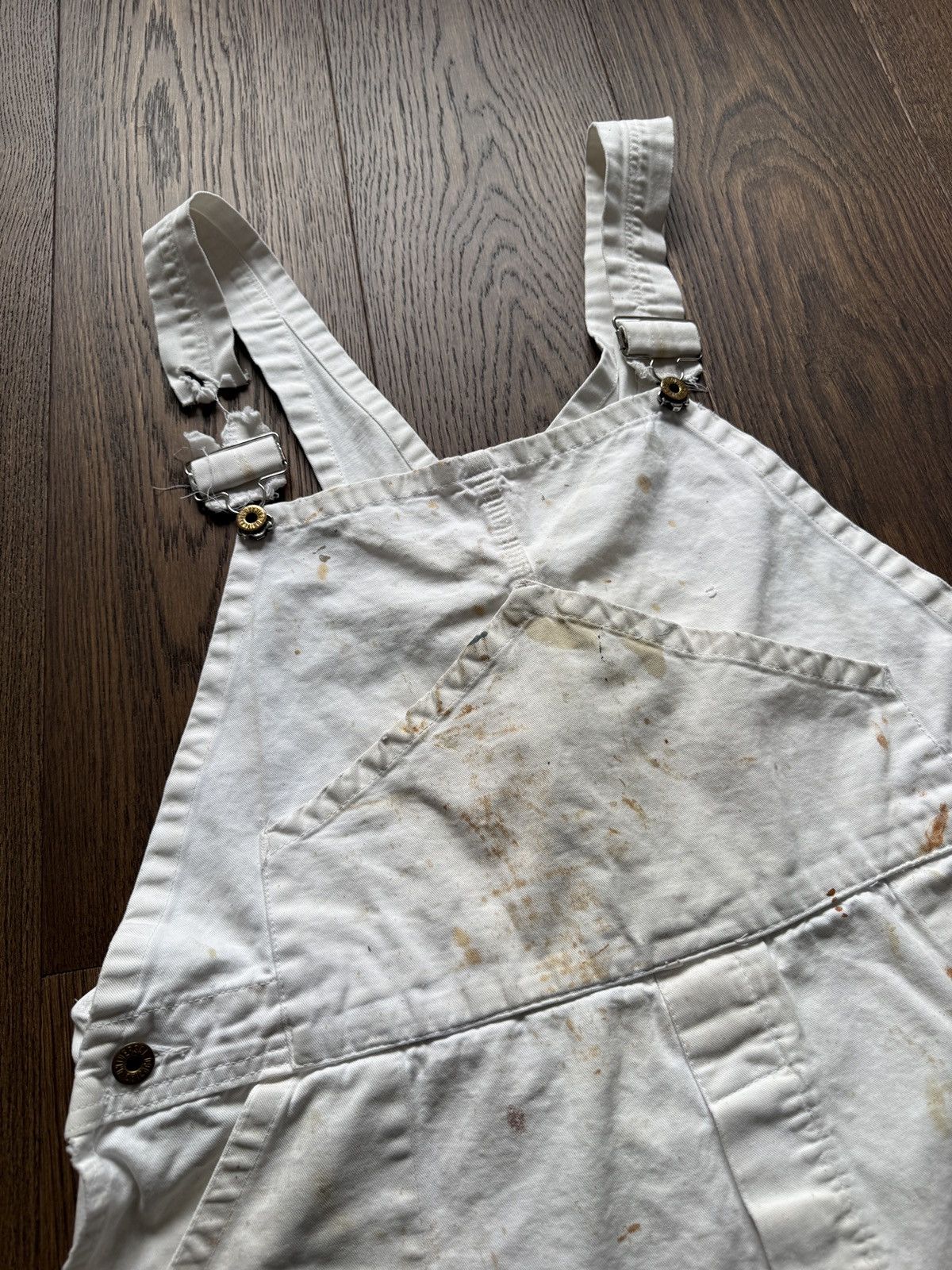 Vintage Vintage Universal Chicago Thrashed Painter Overall Shorts Size US 40 / EU 56 - 7 Thumbnail
