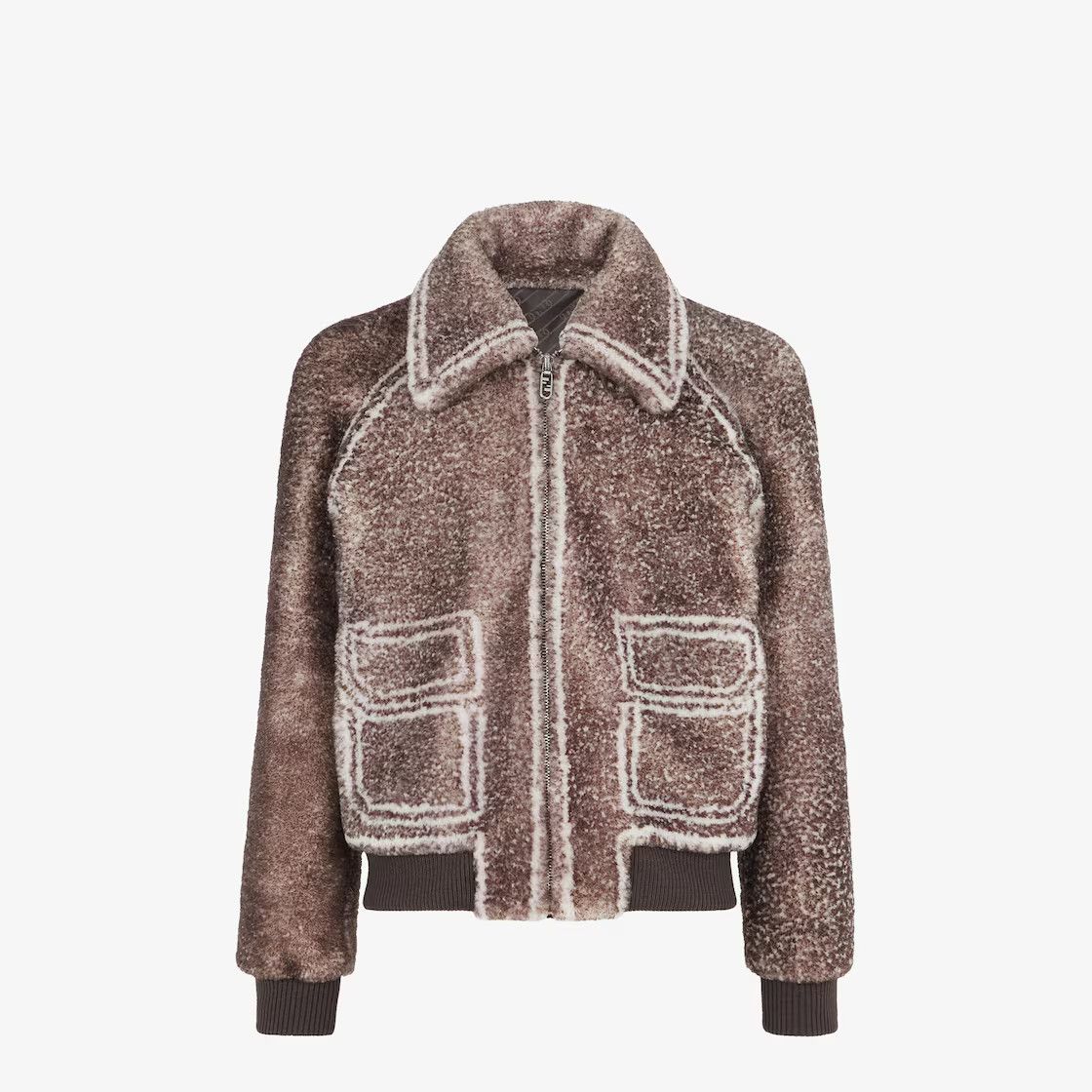 Fendi o1loc1c1225 FM0227 Blouson in Brown Size US M / EU 48-50 / 2 - 1 Preview