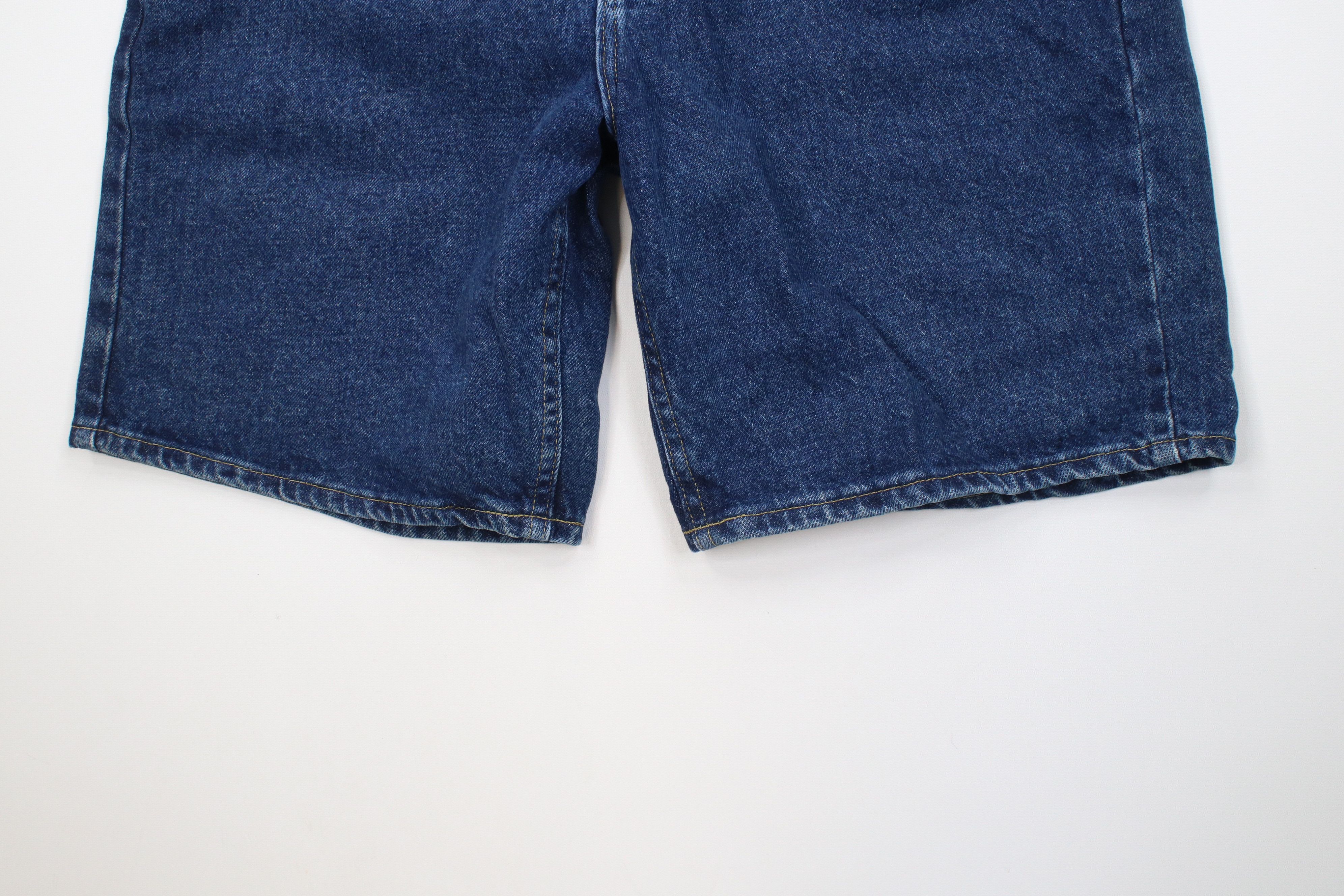 Lee Vintage 90s Lee Fit Denim Jean Shorts Jorts Blue Cotton Size US 34 / EU 50 - 4 Thumbnail