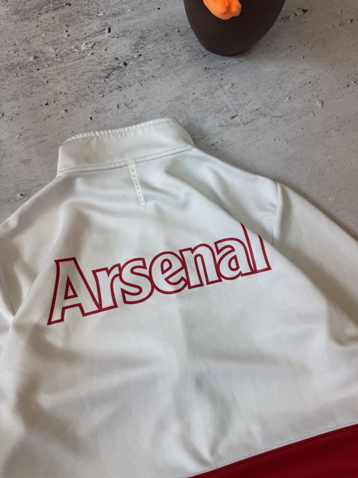 Nike × Vintage NIKE ARSENAL VINTAGE 00s y2K BAGGY ZIP HOODIE CENTER LOGO Size US L / EU 52-54 / 3 - 10 Thumbnail