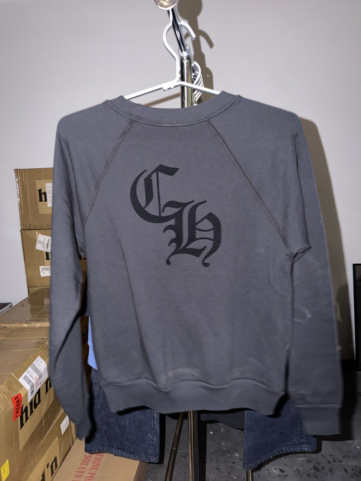 Chrome Hearts Chrome Hearts "Blind Spot" Felt Cross Sweater Size M / US 6-8 / IT 42-44 - 2 Thumbnail