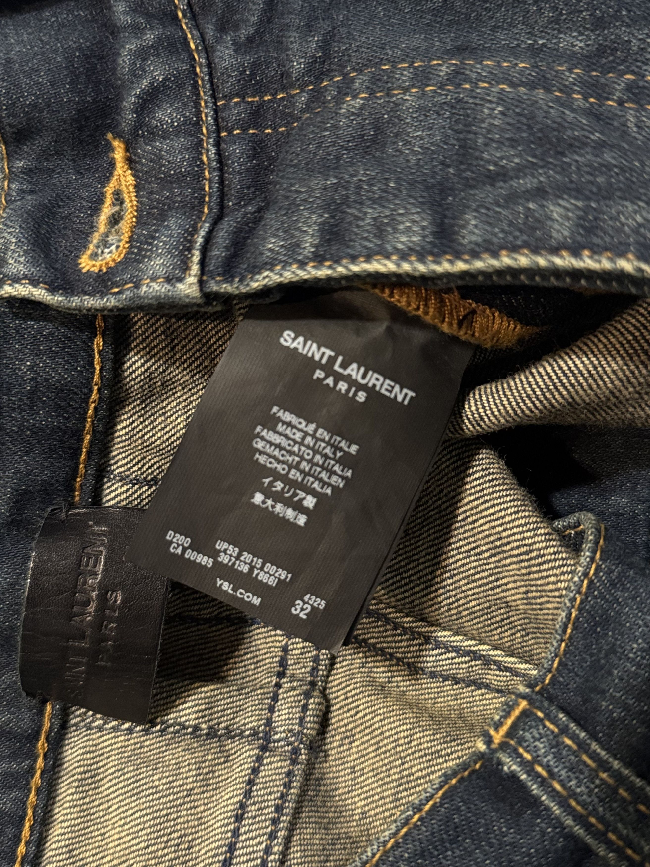 Saint Laurent Paris Saint Laurent Classic Indigo Denim Size US 32 / EU 48 - 7 Thumbnail