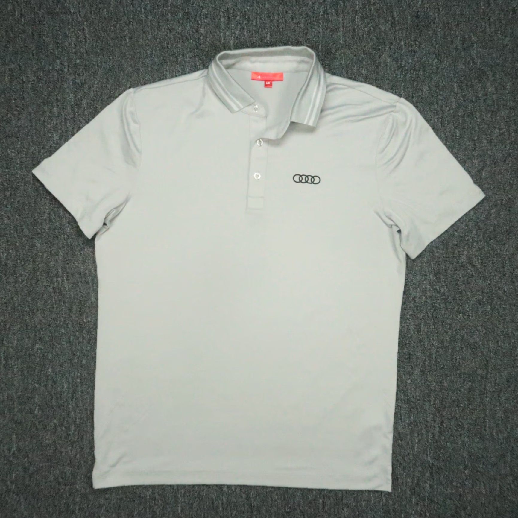 Vintage Redvanly Shirt Mens Medium Gray Performance Polo Short Sleeve Golf Tennis Size US M / EU 48-50 / 2 - 2 Thumbnail
