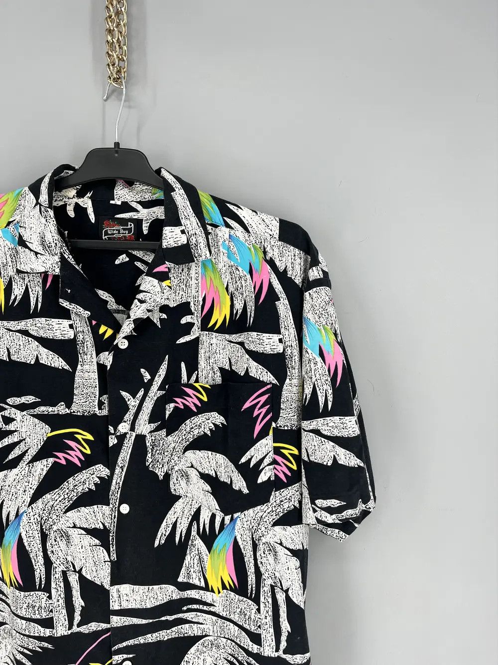 Vintage Vintage Y2K Art Streetwear Hawaiian Travis Scott style Size US L / EU 52-54 / 3 - 5 Thumbnail