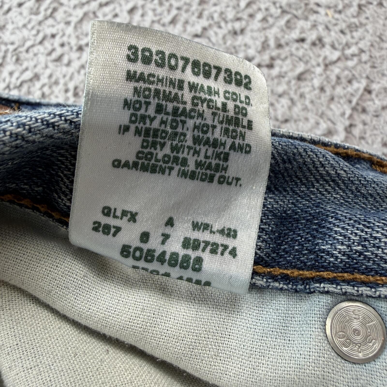 Levi's Vintage Y2K Levis 505 Regular Fit Light Wash Jeans 34x32 Size US 34 / EU 50 - 7 Thumbnail