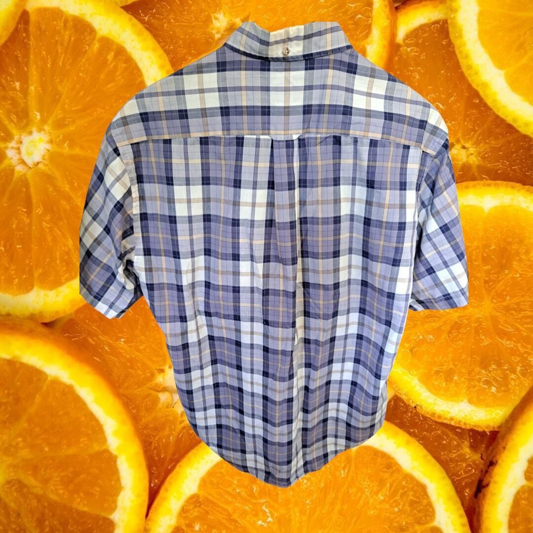 Nordstrom Nordstrom Button Up Plaid Short Sleeve Shirt Size Medium Size US M / EU 48-50 / 2 - 4 Thumbnail