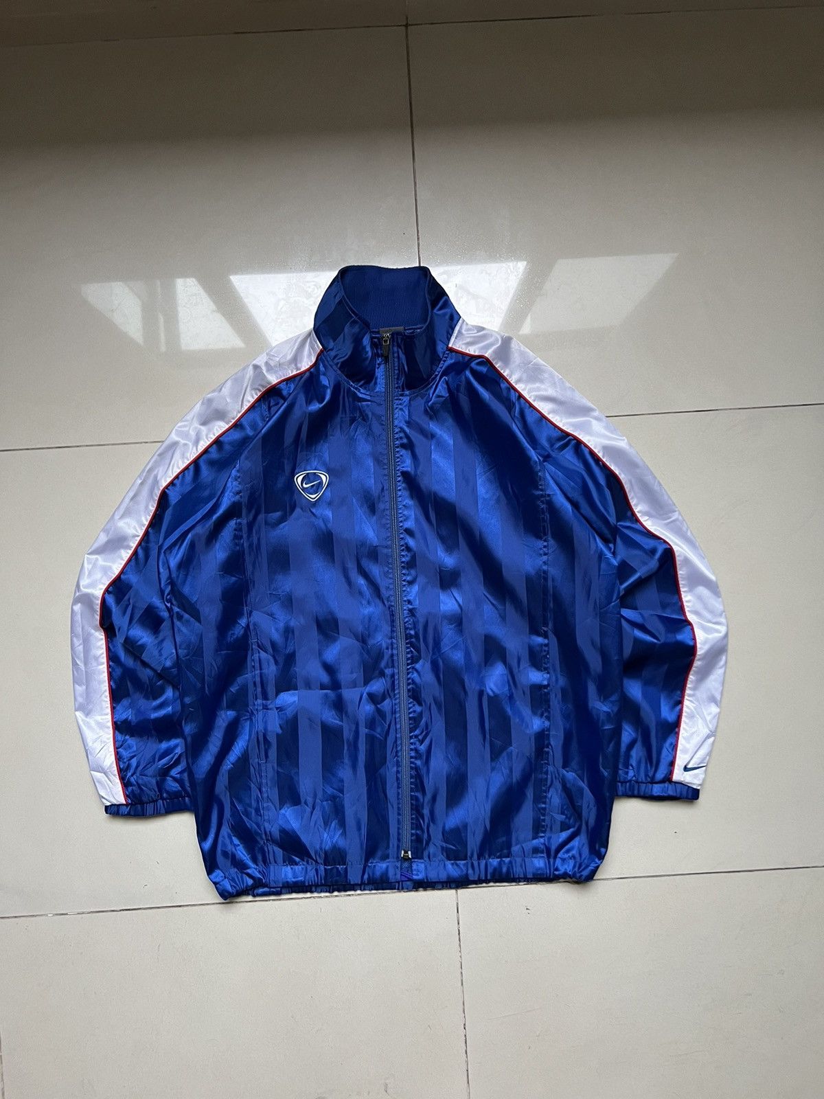 Nike × Vintage 90’s NIKE RARE Y2K MULTI SWOOSH TRACK JACKET Size US M / EU 48-50 / 2 - 1 Thumbnail