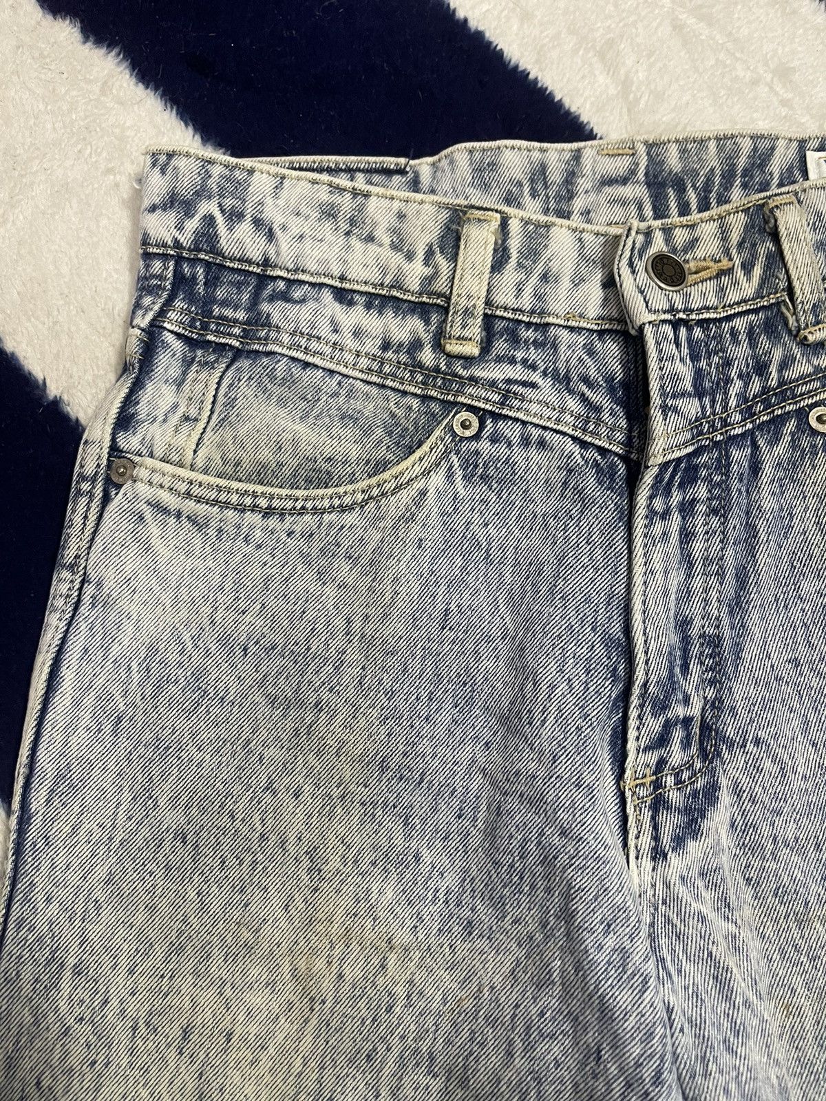Japanese Brand × Wrangler Wrangler Acid Wash Jeans (14) Size US 28 / EU 44 - 13 Thumbnail