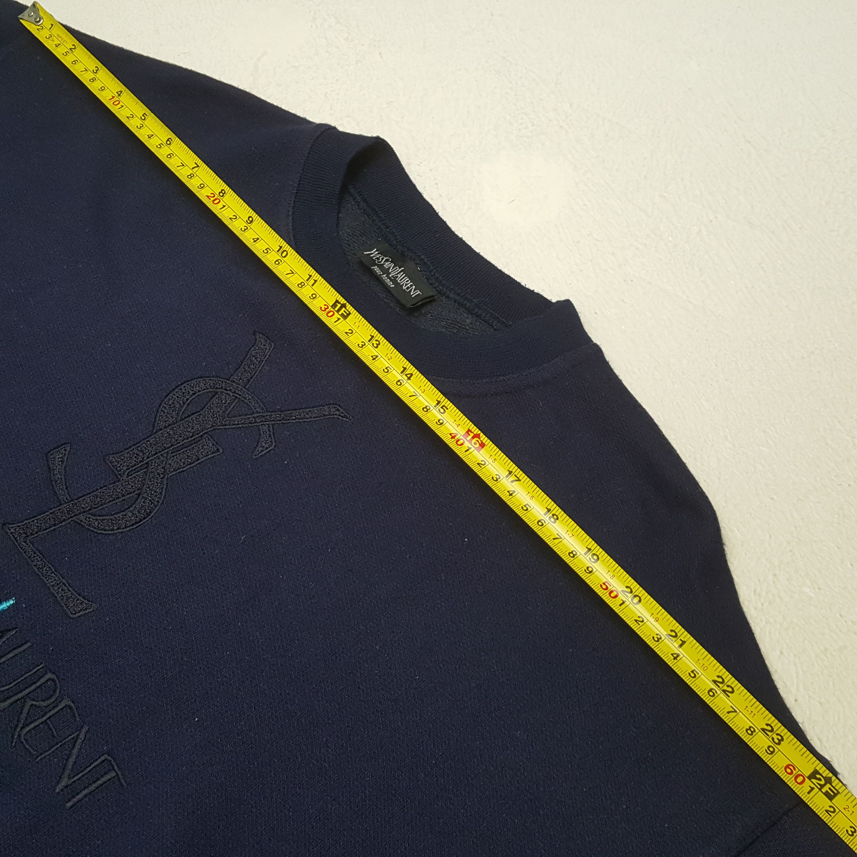 Yves Saint Laurent Vintage Yves Saint Laurent Luxury Brand Sweatshirt C302N12 Size US L / EU 52-54 / 3 - 4 Thumbnail