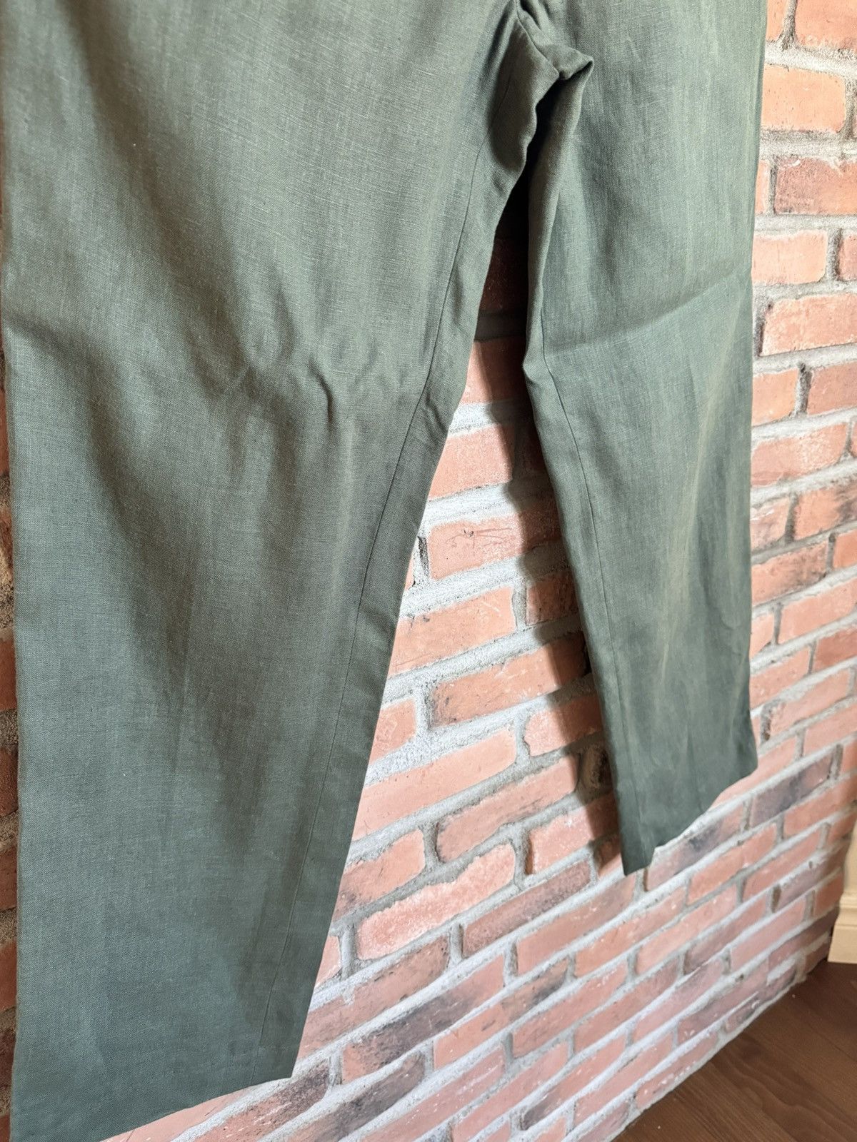 Aime Leon Dore Linen Leisure Pant Dark Green | Grailed