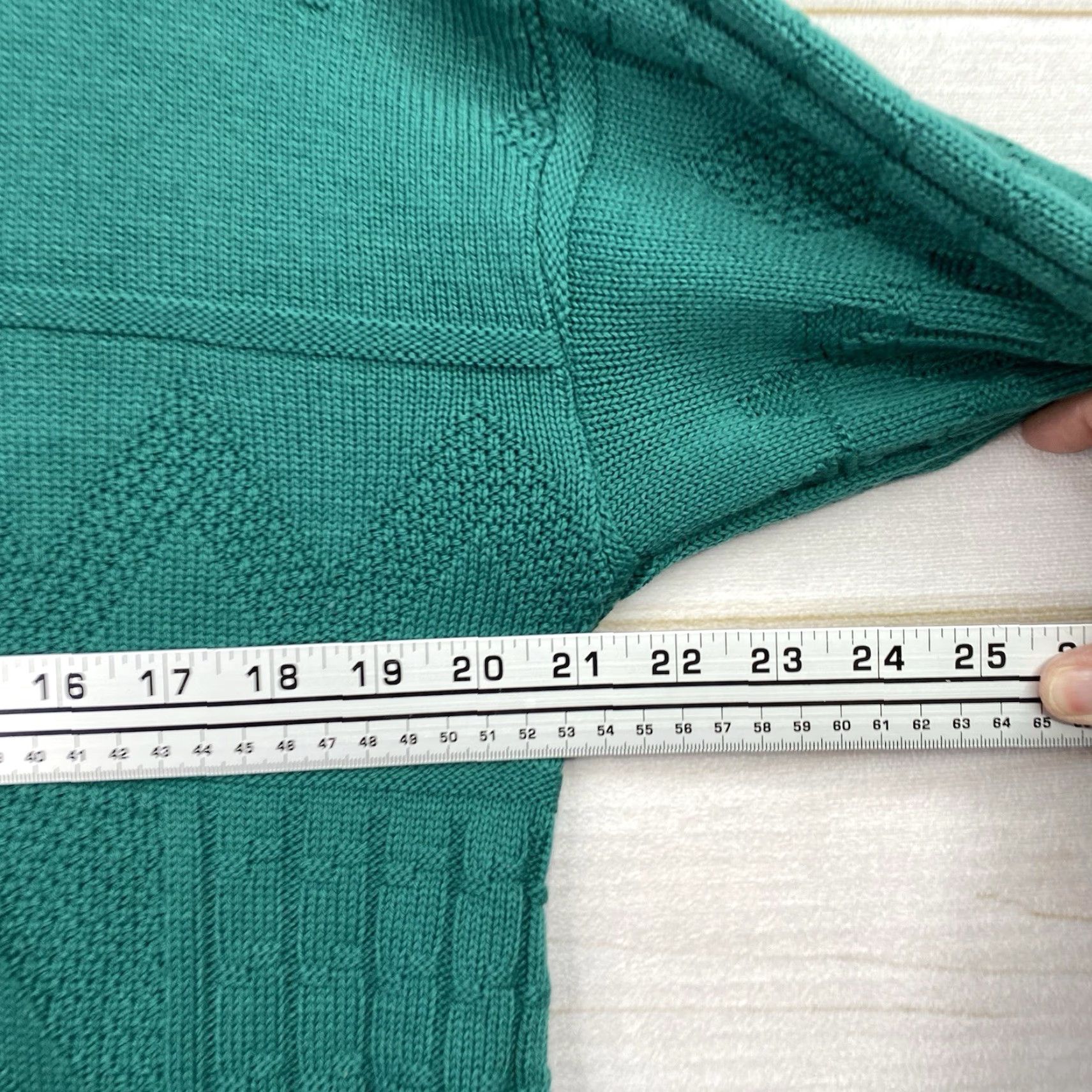 Etro VINTAGE Retro By Renaissance Knit Sweater 1X Green Cable Knit Rolled Neck Pullover Mens Womens Girls Boys Size XL / US 12-14 / IT 48-50 - 6 Thumbnail