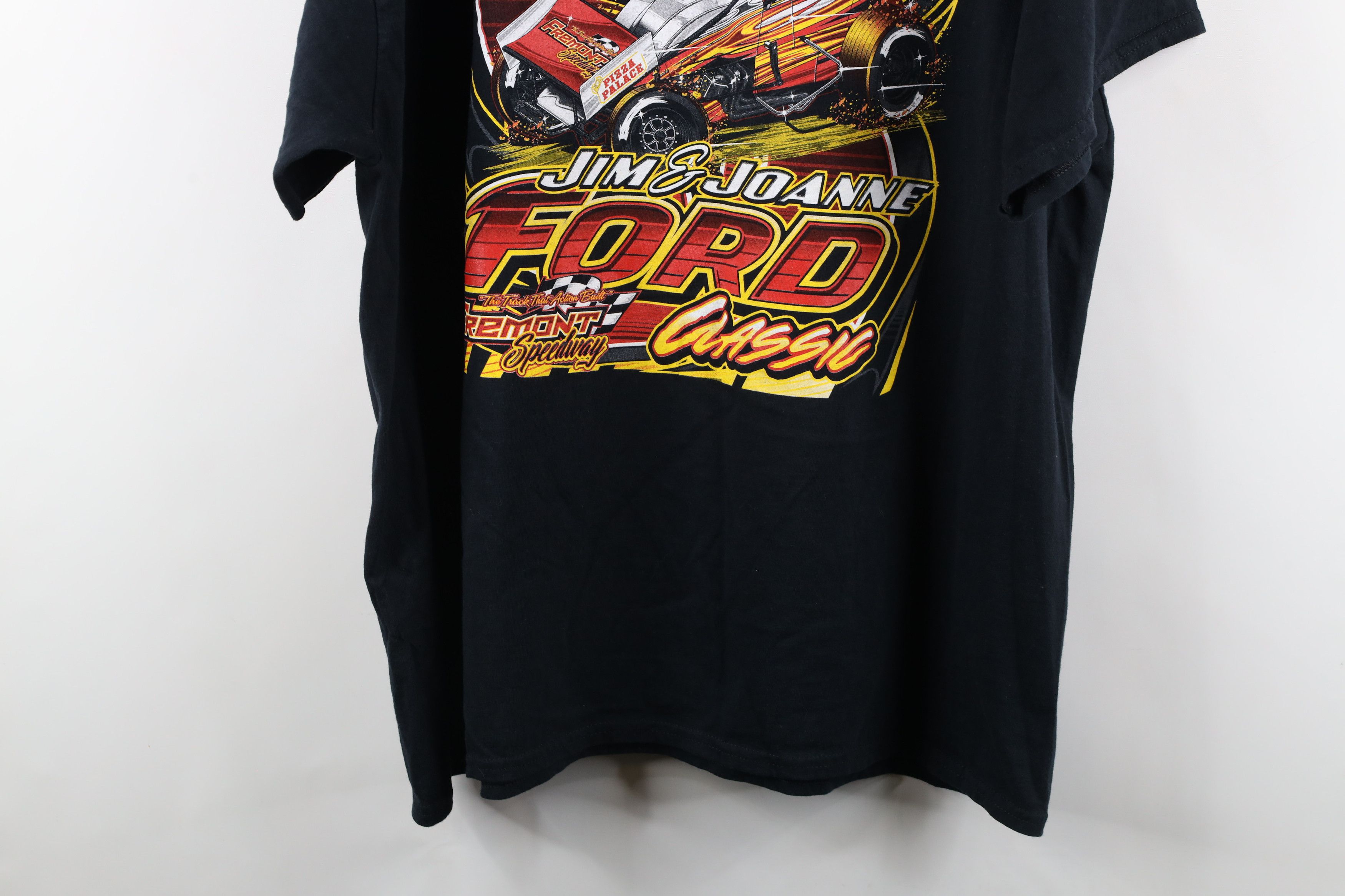 Vintage Y2K Streetwear Speedway Joanne Ford Classic Racing T-Shirt Size US XXL / EU 58 / 5 - 13 Thumbnail