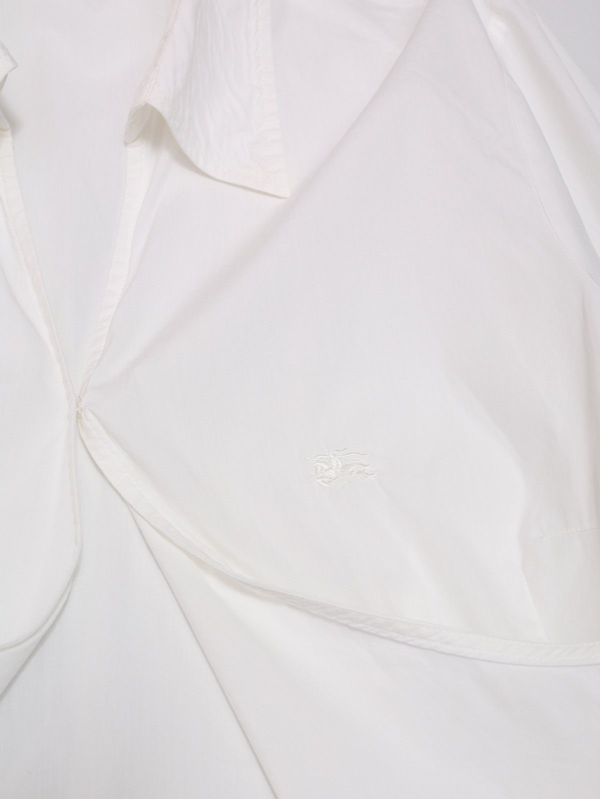 Burberry Burberry Red Label White Shirt With Ultra Long Belts Size L / US 10 / IT 46 - 10 Thumbnail