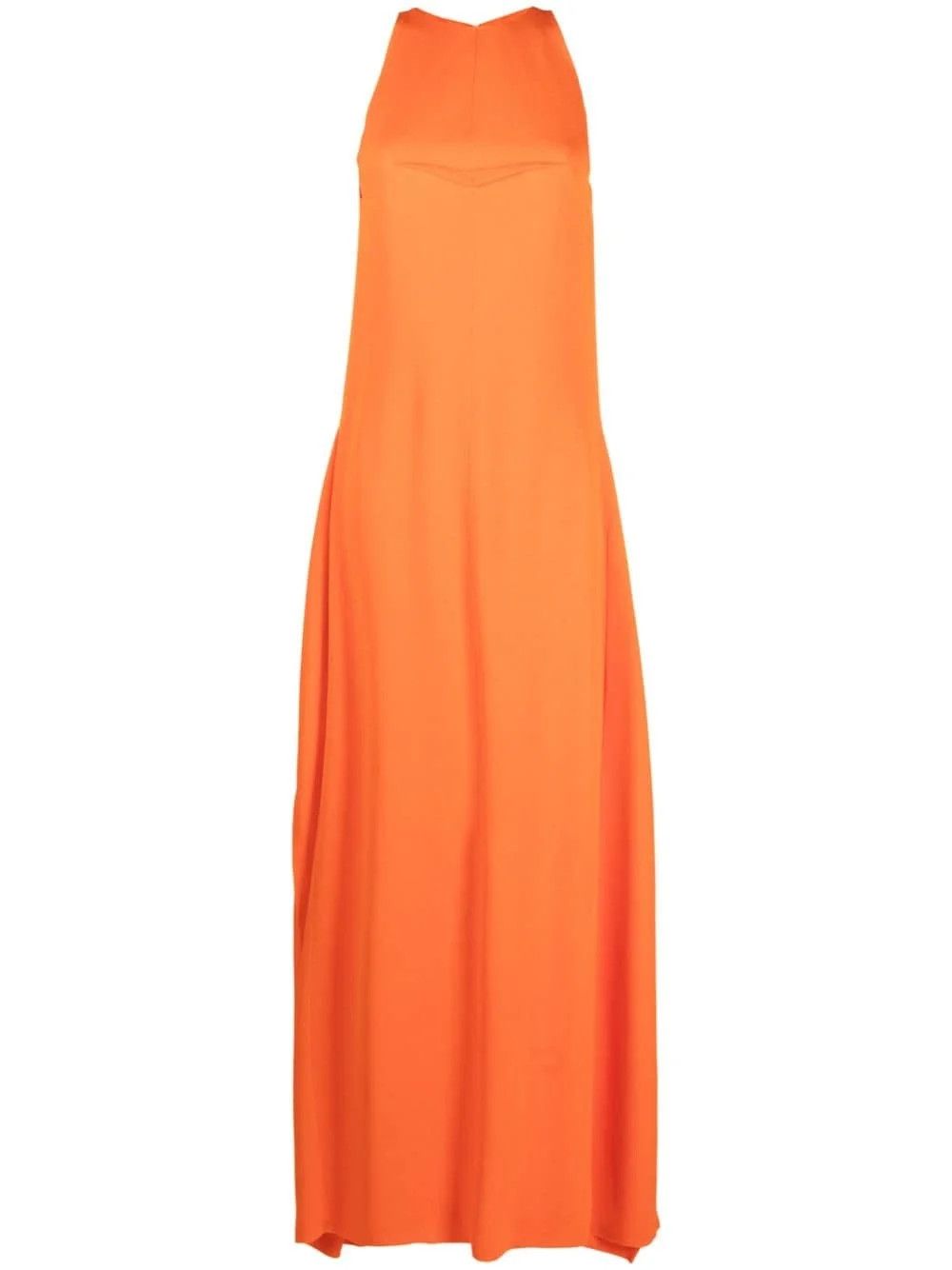 Lanvin o1y0326 Maxi Dress in Orange Size S / US 4 / IT 40 - 1 Thumbnail