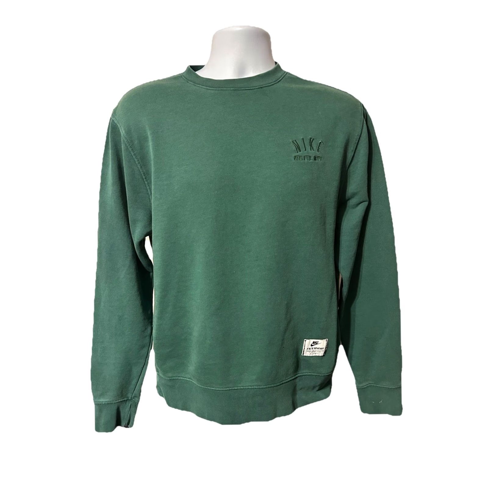 Nike Nike Sportswear Club Fleece Sweatshirt Pullover Adult Small Green Size US S / EU 44-46 / 1 - 2 Thumbnail