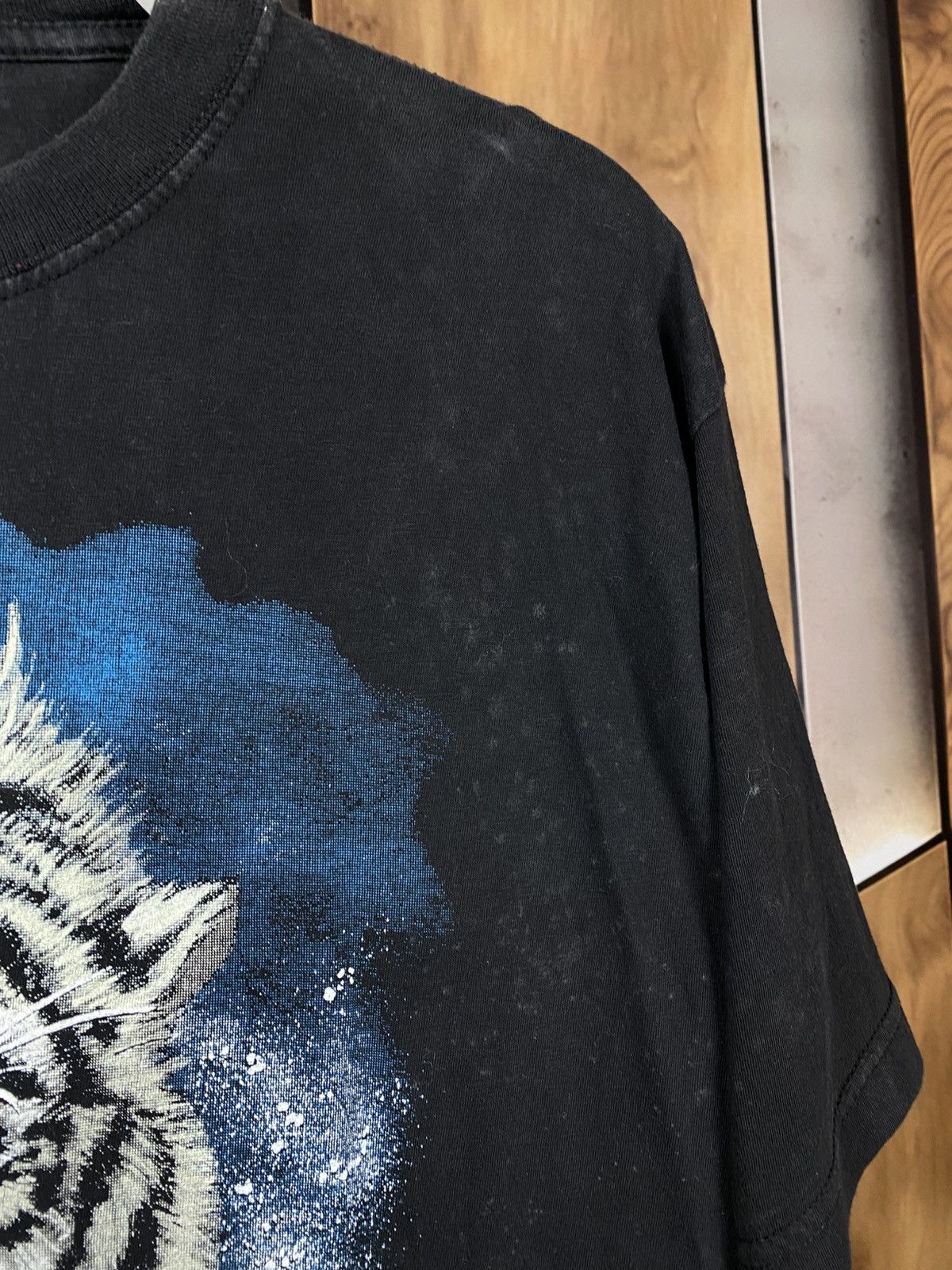 Vintage 🐅Vintage 90s T-Shirt Tiger Logo Zip It Lindon VTG Tee🐅 Size US L / EU 52-54 / 3 - 5 Thumbnail