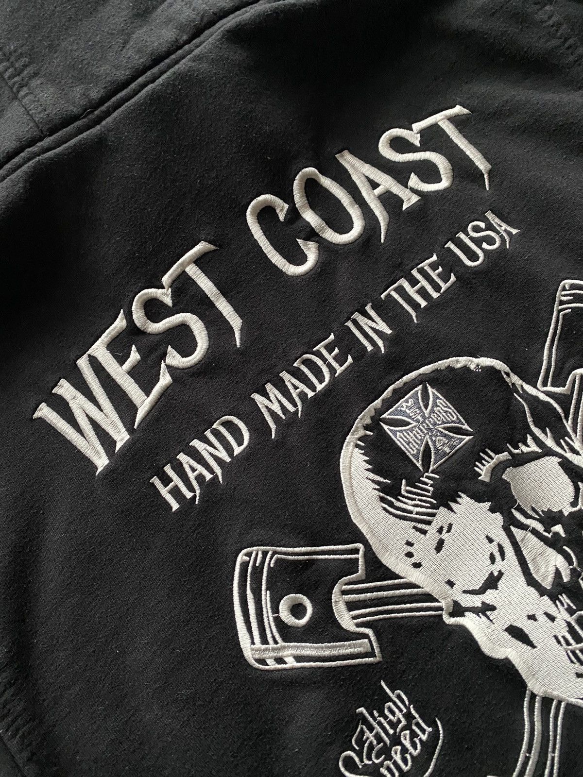 West Coast Choppers Vintage Y2K West Coast Choppers High Speed Hoodie Full Zip Size US L / EU 52-54 / 3 - 6 Thumbnail