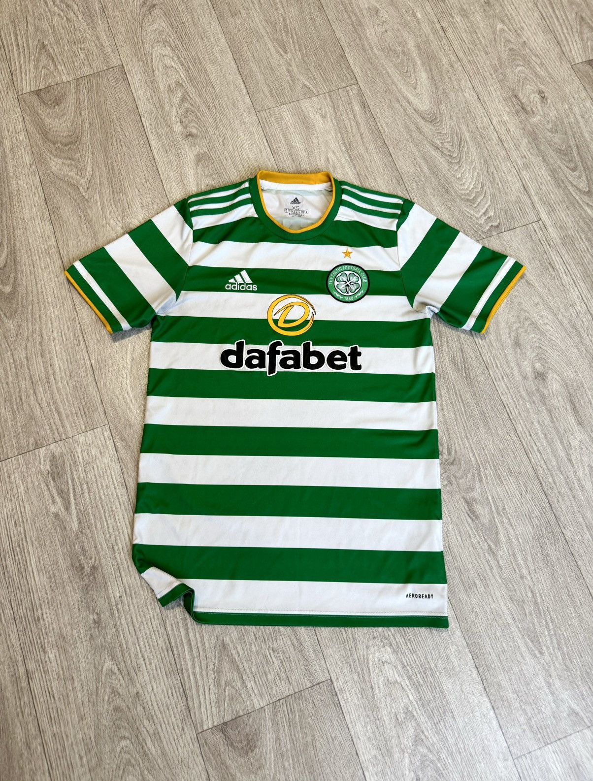 Pre-owned Adidas X Soccer Jersey Adidas Celtic 2020/21 Soccer Jersey In Green