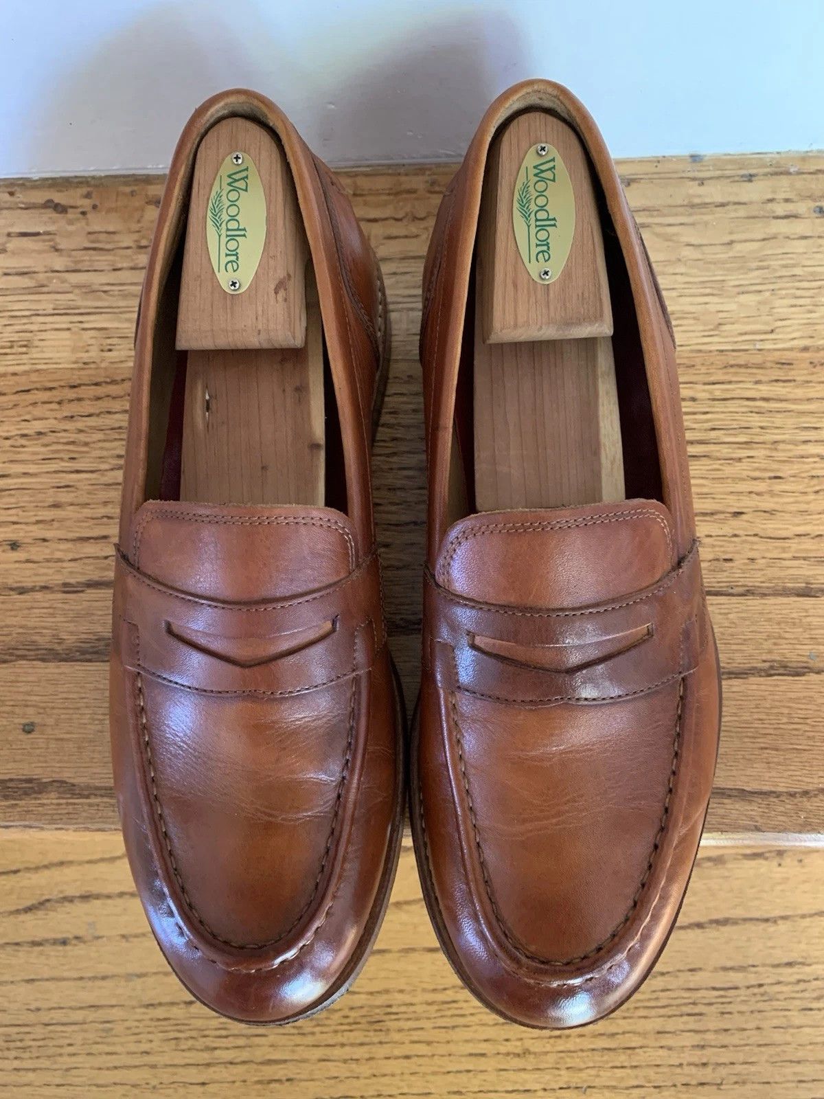 Grenson Grenson Jago Leather Penny Loafers Sz 8.5 (US Converted) Size US 8.5 / EU 41-42 - 9 Thumbnail