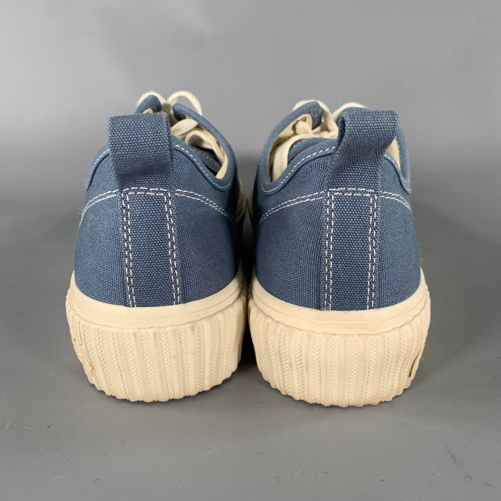 SeaVees SEAVEES Size 9.5 Blue Canvas Platform Sneakers Size US 9.5 / EU 42-43 - 3 Thumbnail