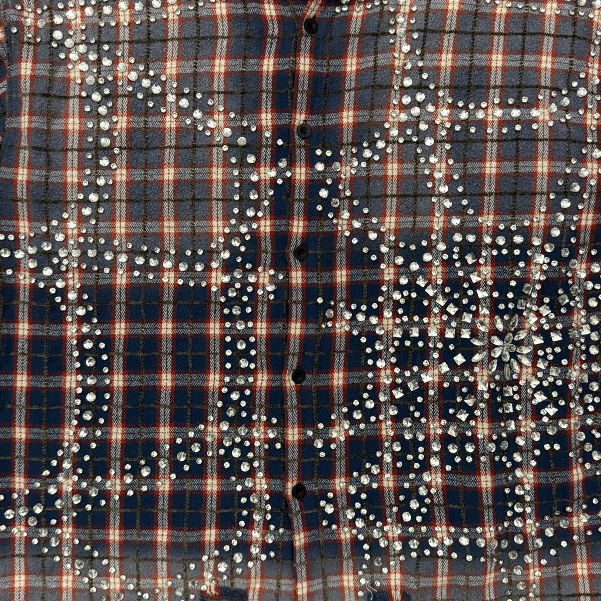 Vale Vale Forever Valley Dreams Rhinestone Flannel USA Size US XL / EU 56 / 4 - 4 Thumbnail