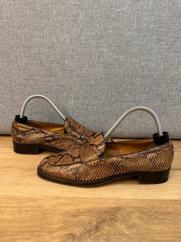 Church's Church's Snake Leather Vintage Rare 39,5 loafers flats heels Size US 9.5 / IT 39.5 - 2 Thumbnail