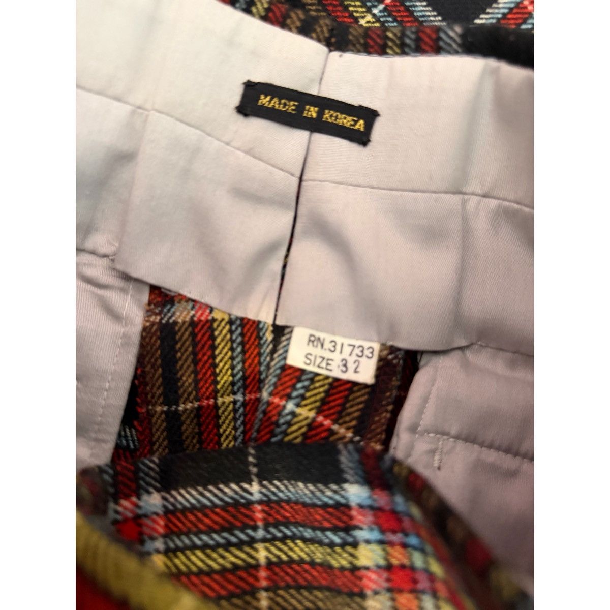 Vintage VINTAGE PLAID FLARE PANTS Size US 32 / EU 48 - 21 Thumbnail