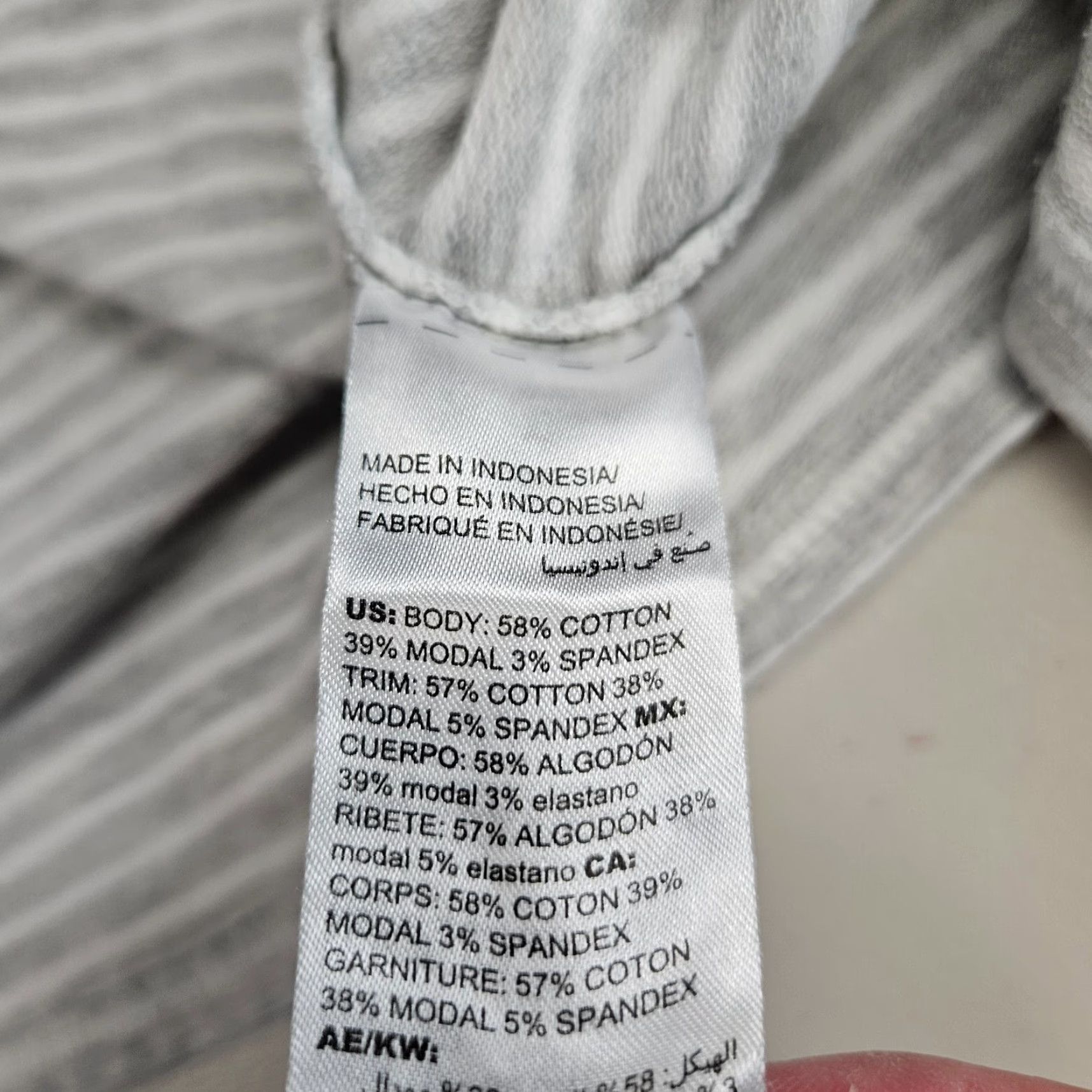 Vintage Chico's Zenergy Cardigan Womens Striped Open Front Cotton Blend L Gray Cardi Girls/ Womens Size L / US 10 / IT 46 - 5 Thumbnail