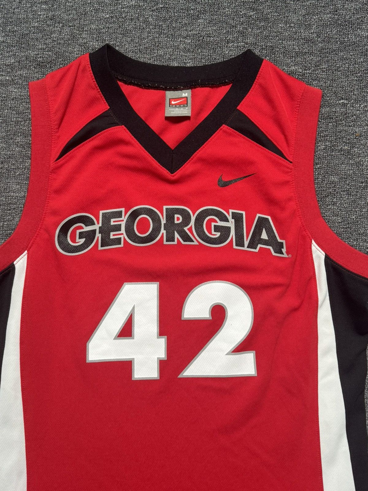 Nike Nike Georgia Bulldogs Jersey Y2K Men's M Red #42 Size US M / EU 48-50 / 2 - 3 Thumbnail