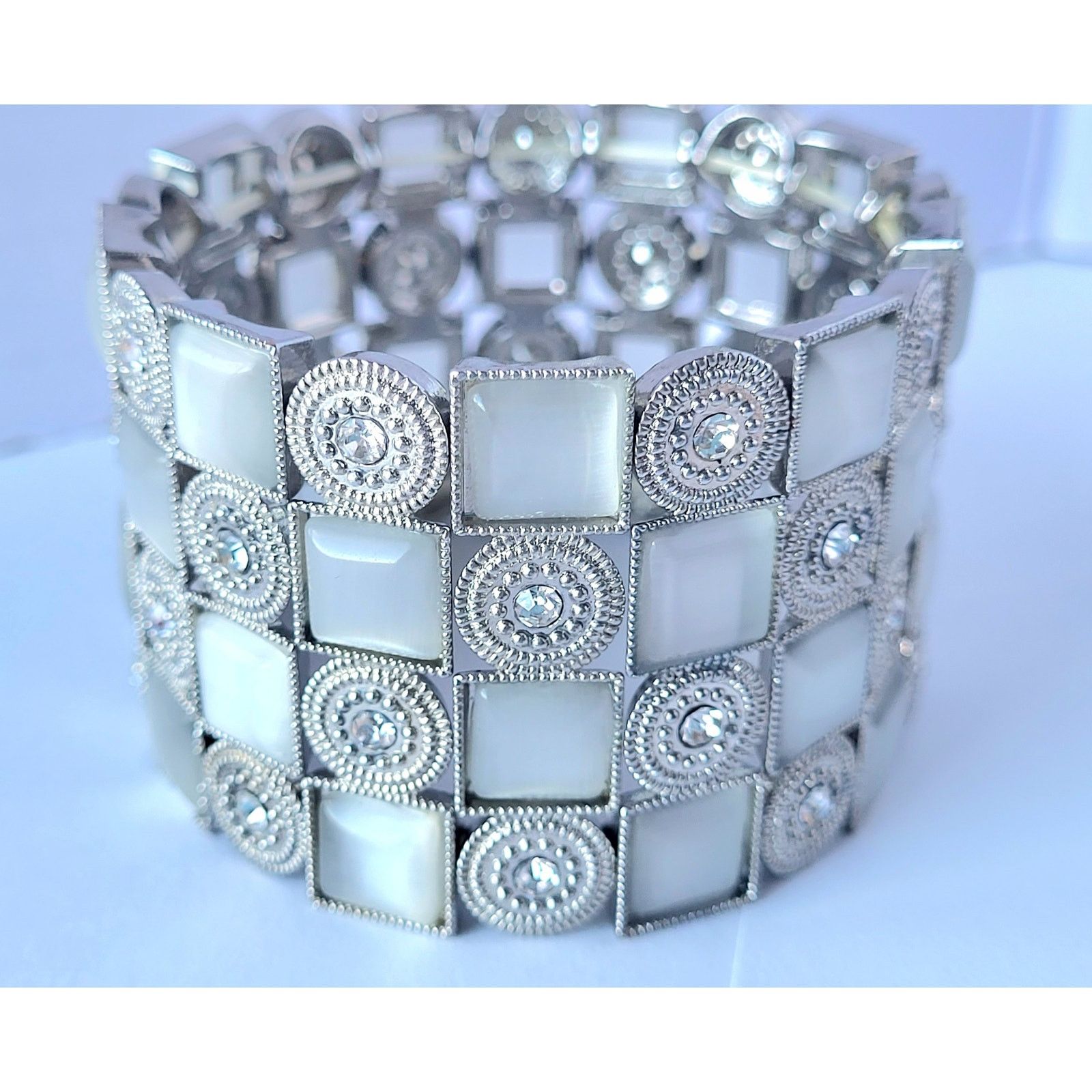 Monet Lot of 5 Silver Bracelets Monet - Kendall & James - Chicos++ Size ONE SIZE - 6 Thumbnail