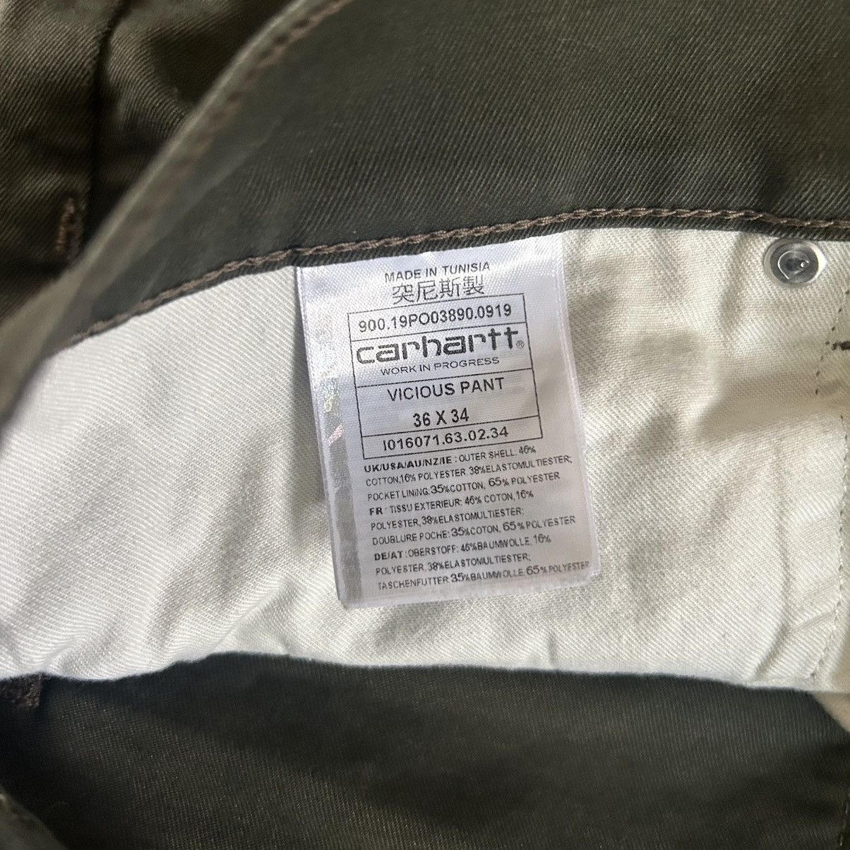 Carhartt Green Carhartt Vicious Pants Size US 36 / EU 52 - 3 Thumbnail