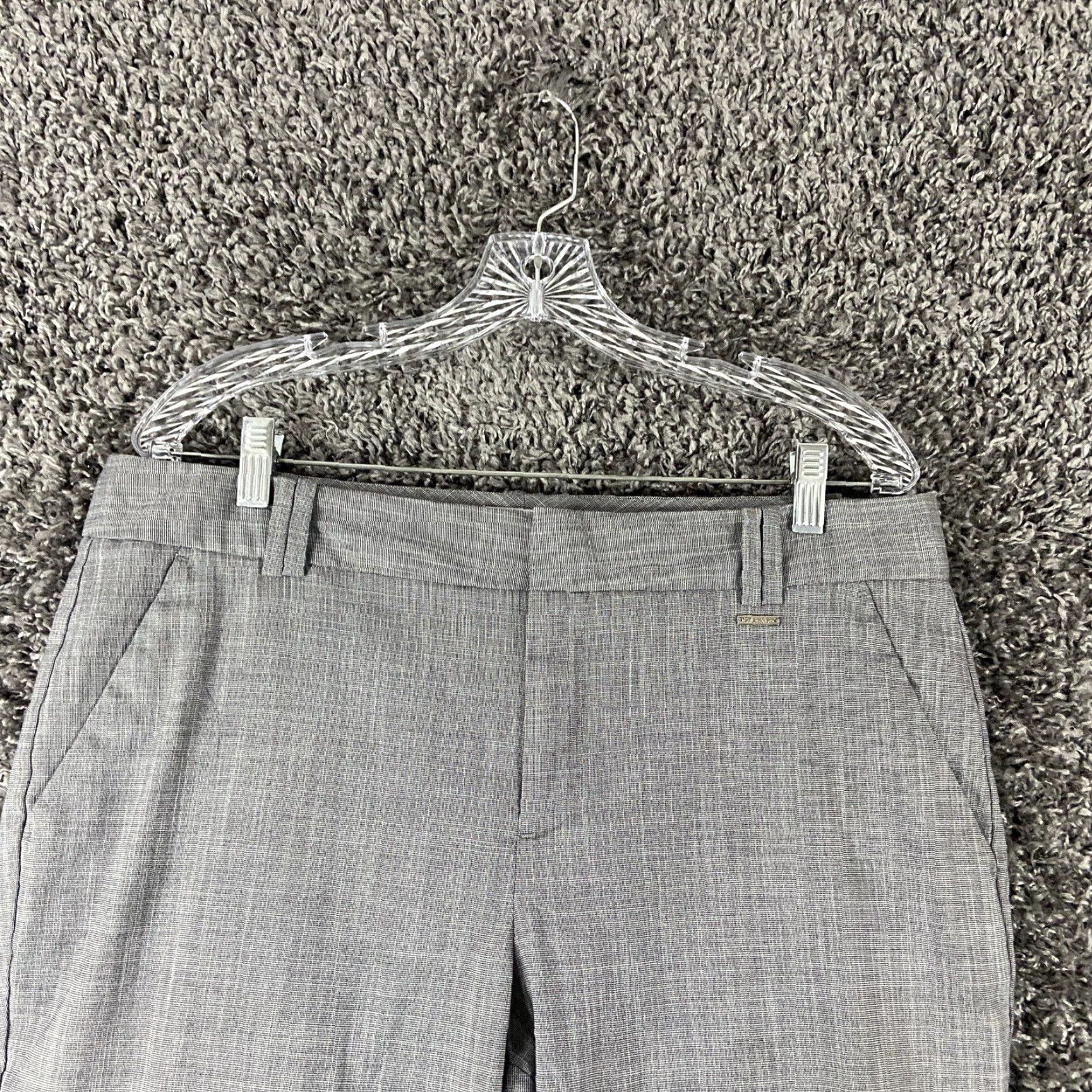Calvin Klein Calvin Klein Plaid Dress Pants Womens 14 Gray Size 36" / US 14 / IT 50 - 4 Thumbnail