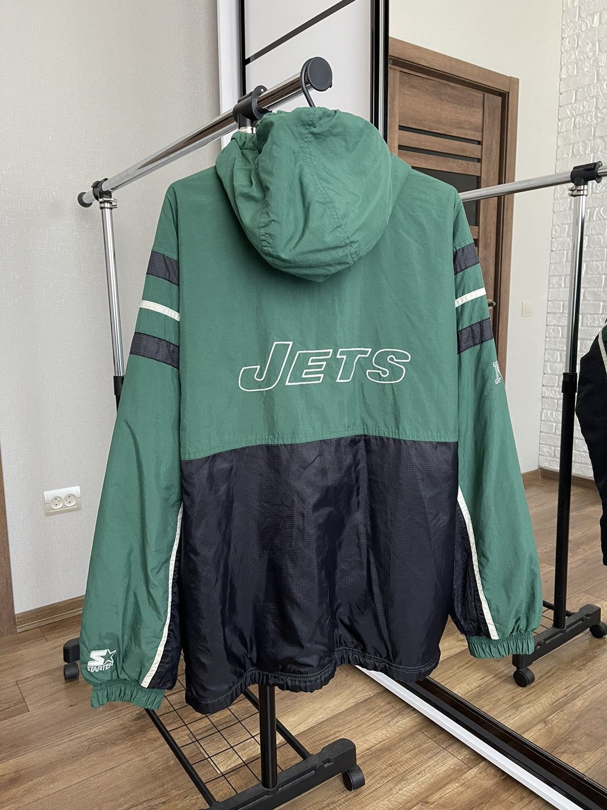 NFL New York NY Jets Starter Vintage Jacket 90s NFL Size US L / EU 52-54 / 3 - 1 Thumbnail