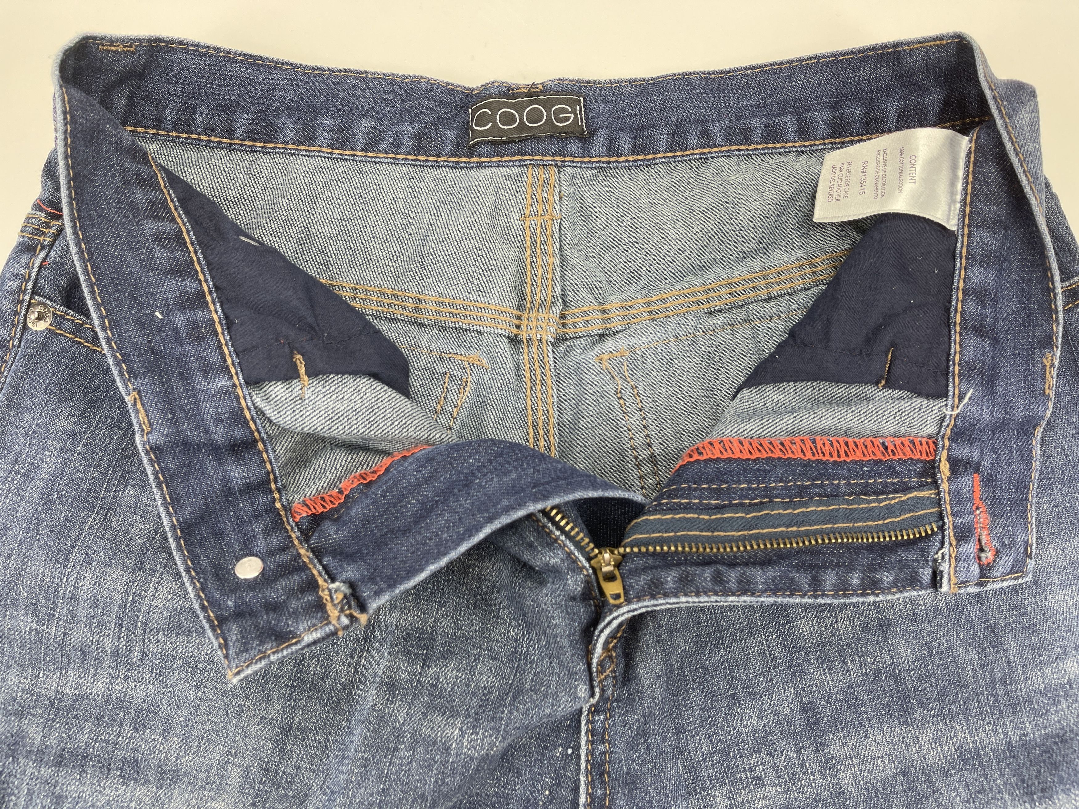 Coogi Coogi jeans shorts, vintage 90s hip hop 1990s skater Y2K 28 Size US 28 / EU 44 - 11 Thumbnail