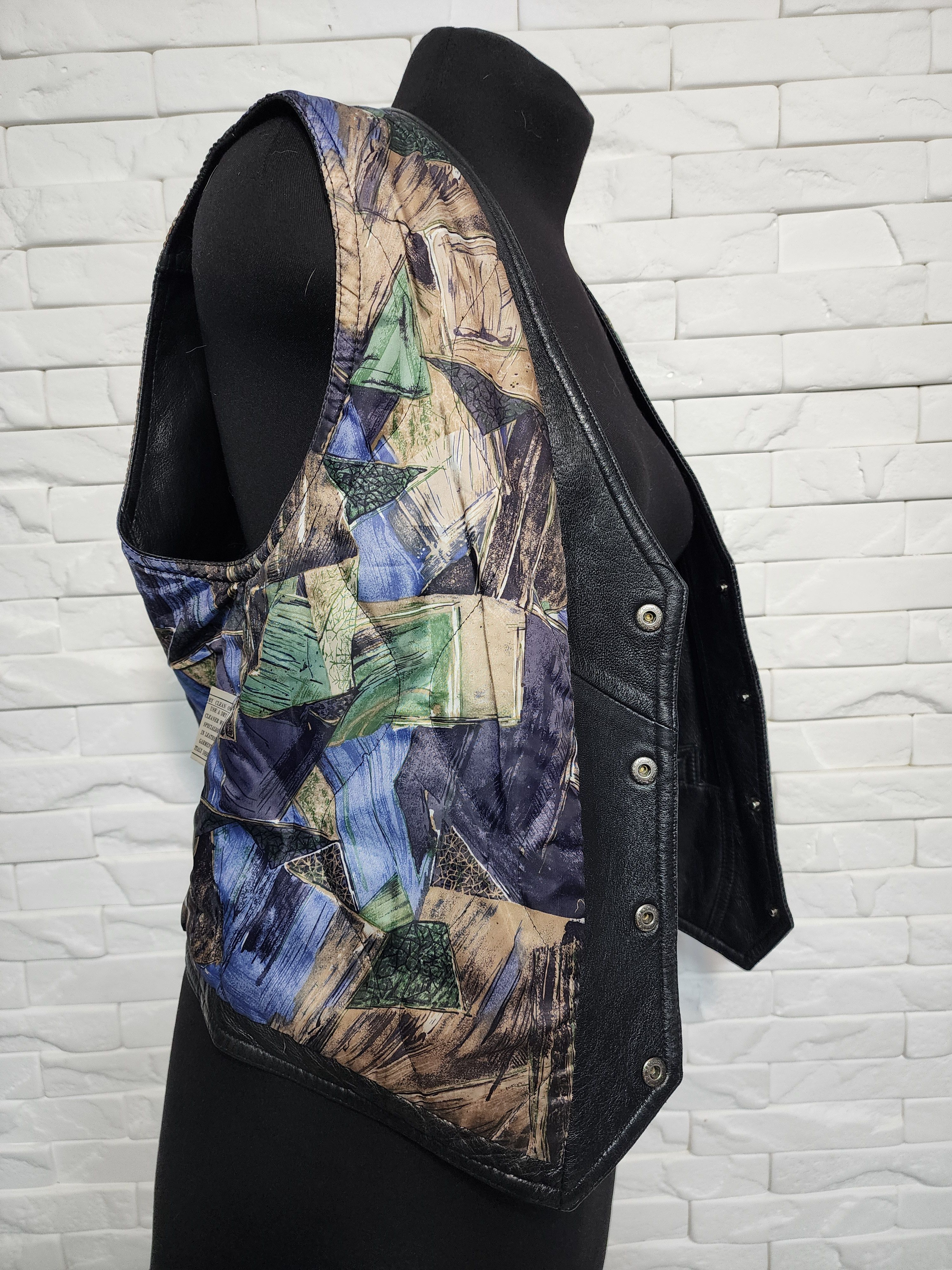 Other Genuine Leather Vest: Black Waistcoat Size US M / EU 48-50 / 2 - 10 Thumbnail