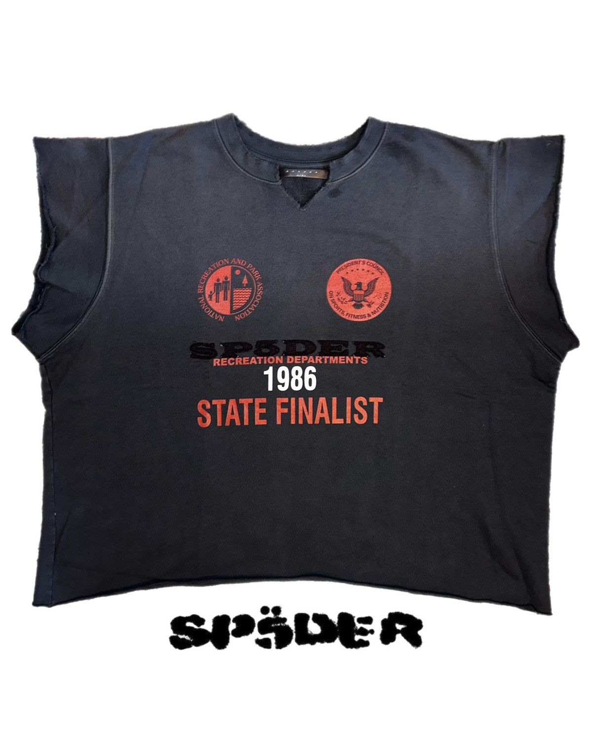 Sp5der × Young Thug RARE Sp5der Worldwide Cut Sewshirt Season 2022 Size US L / EU 52-54 / 3 - 1 Thumbnail