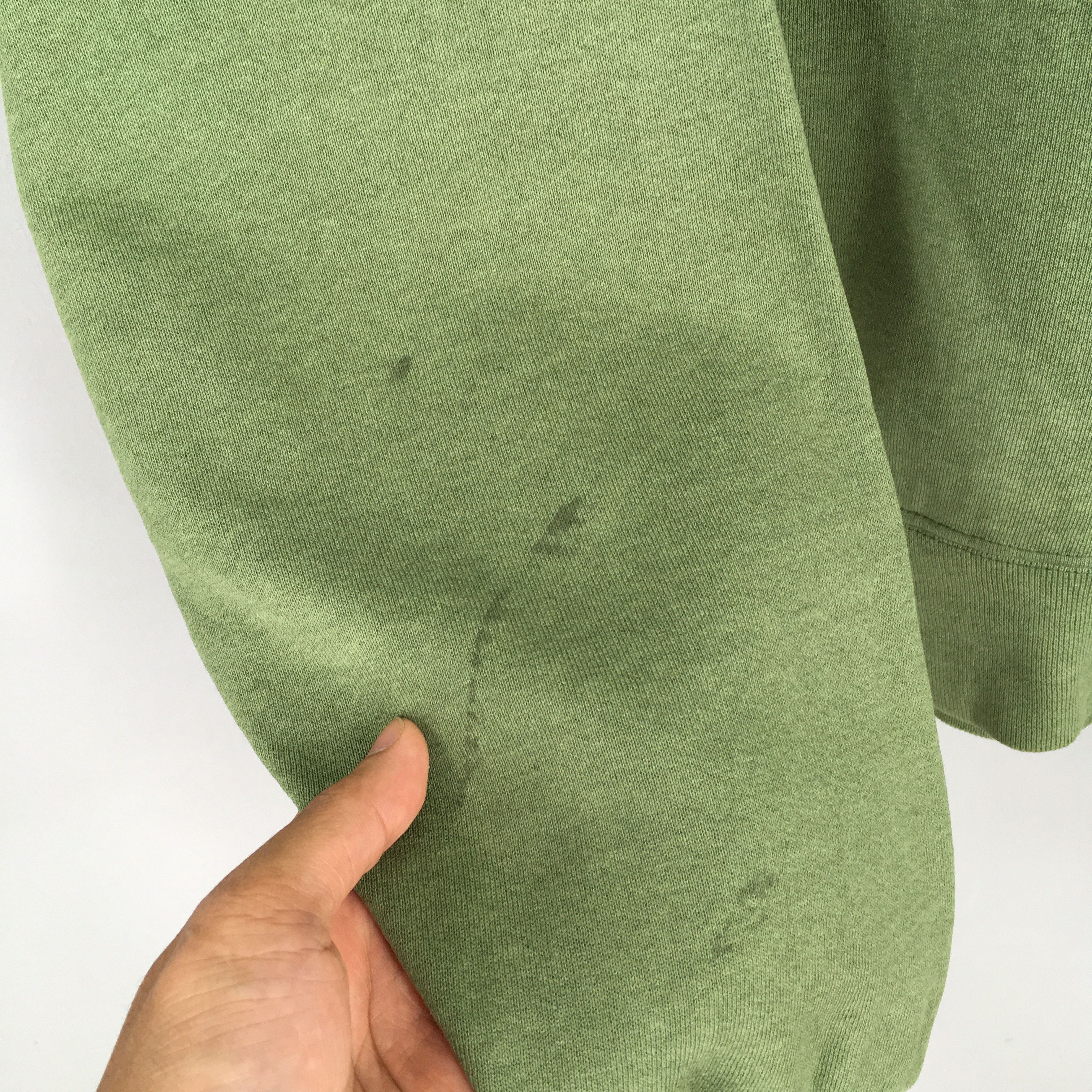Bicycle × Vintage Vintage 80s J.Rag USA Crankset Bicycle Green Sweatshirt L Size US L / EU 52-54 / 3 - 7 Thumbnail