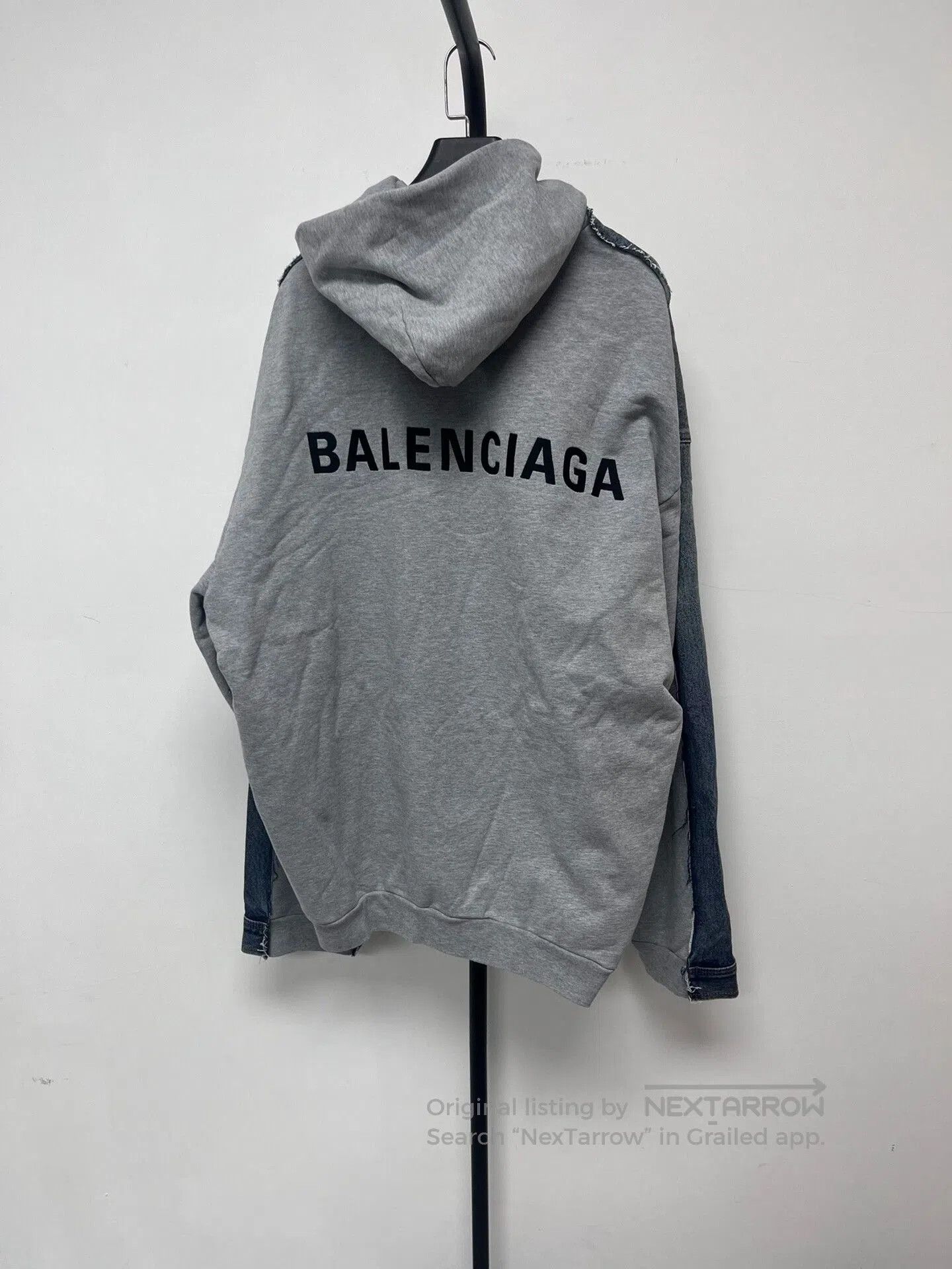 Balenciaga balenciaga hooded denim jacket for men. Size US M / EU 48-50 / 2 - 1 Thumbnail