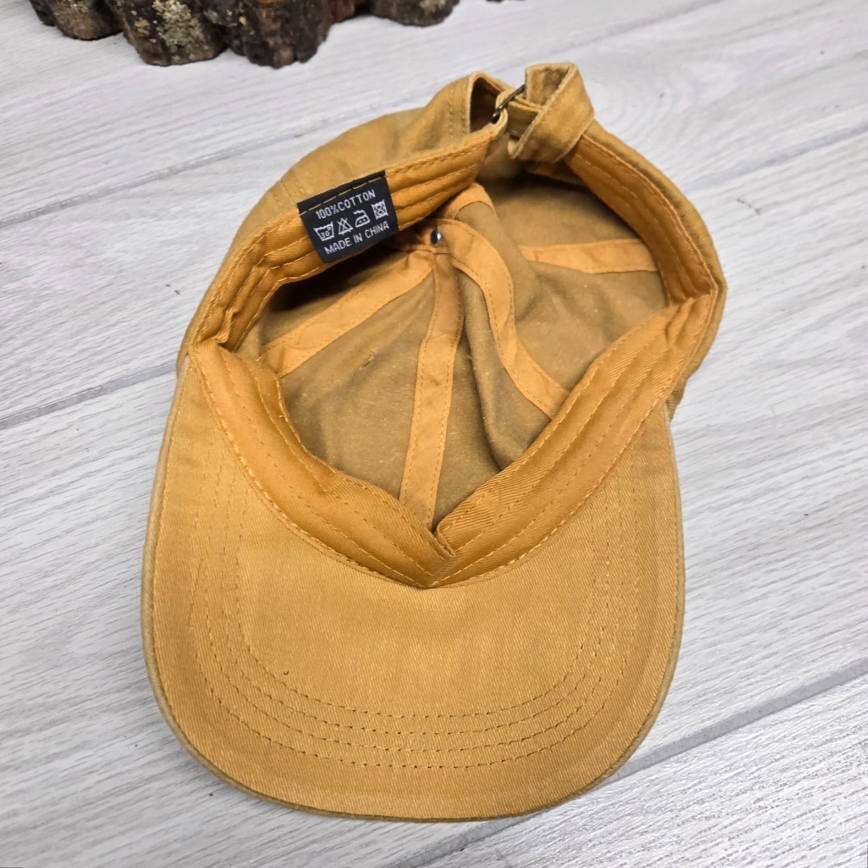Vintage VINTAGE Trucker Hat Brown Adjustable Strapback Teen Boys 90s Style Size ONE SIZE - 5 Thumbnail