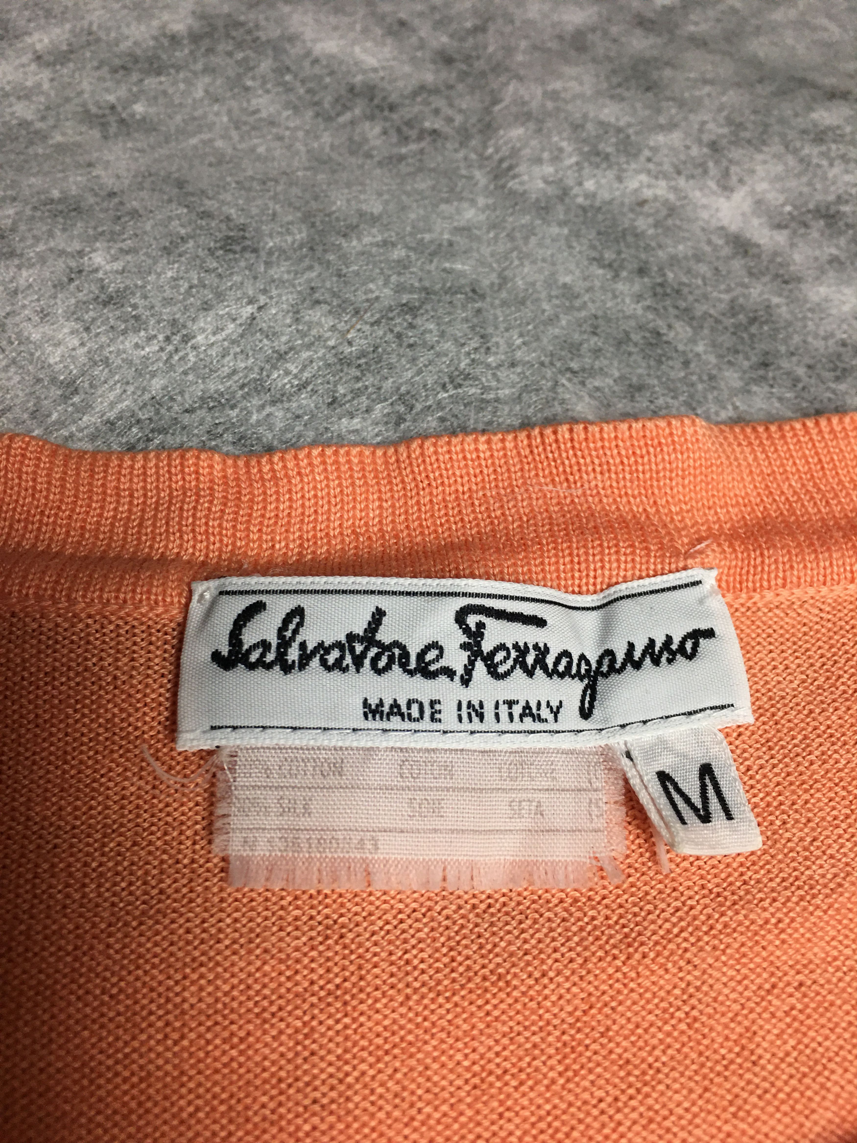 Salvatore Ferragamo Salvatore Ferragamo Silk Cotton Jungle Print Top Size M Size M / US 6-8 / IT 42-44 - 11 Thumbnail