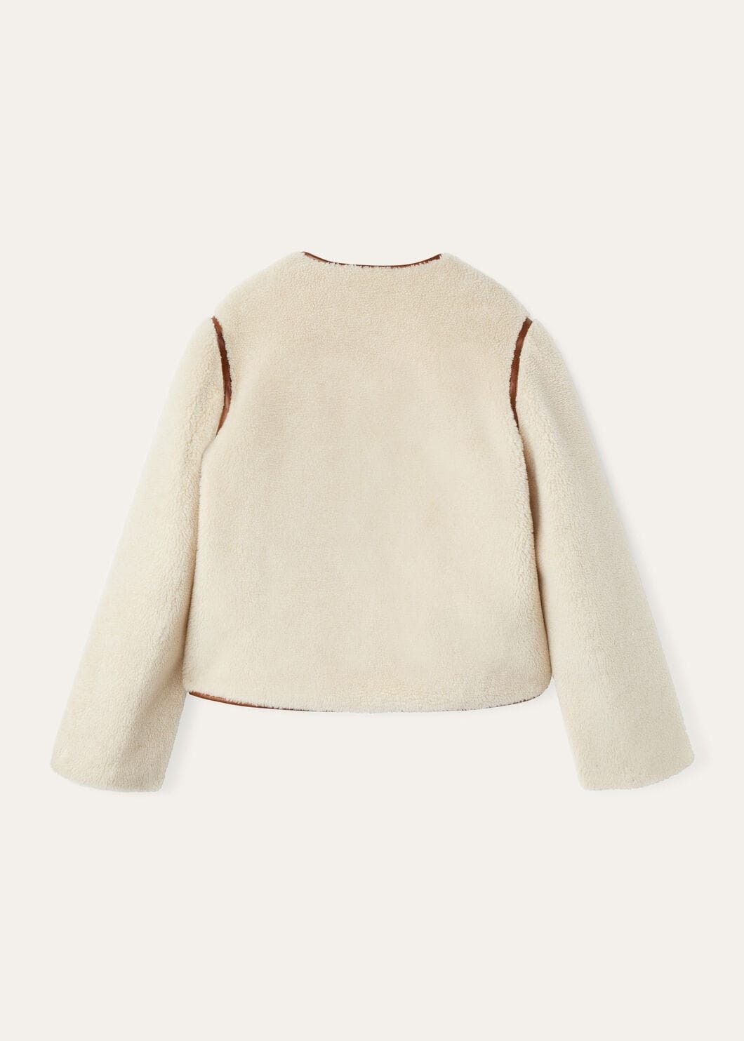 Loro Piana o1w1db10825 FAO3690 Jerry Blouson Jacket in Ivory Size S / US 4 / IT 40 - 6 Thumbnail