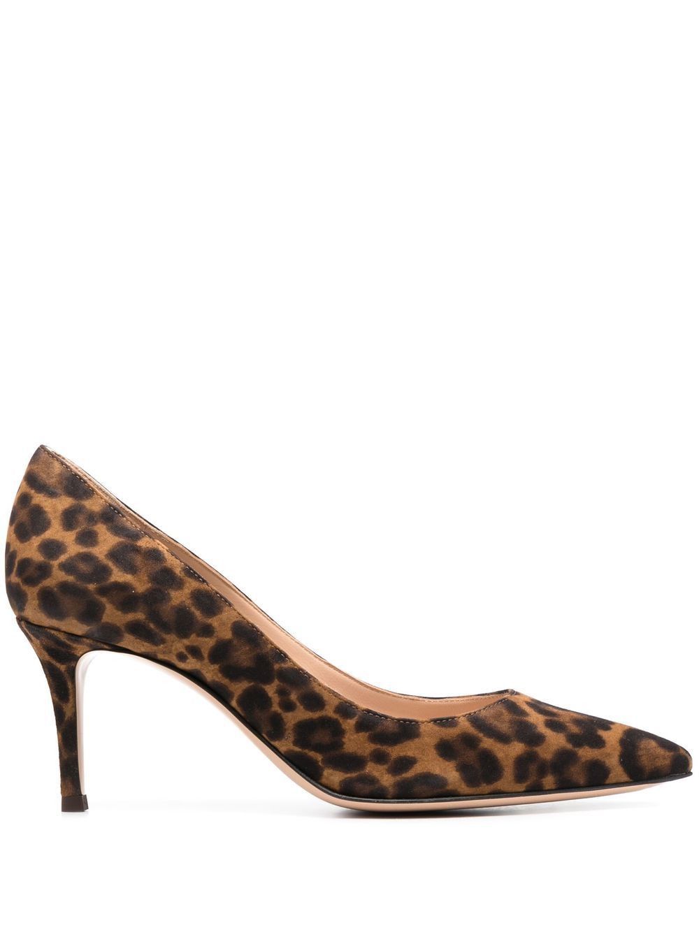 Gianvito Rossi Gianvito 70 Suede Leather Pumps Shoes, Women's (Size 6)