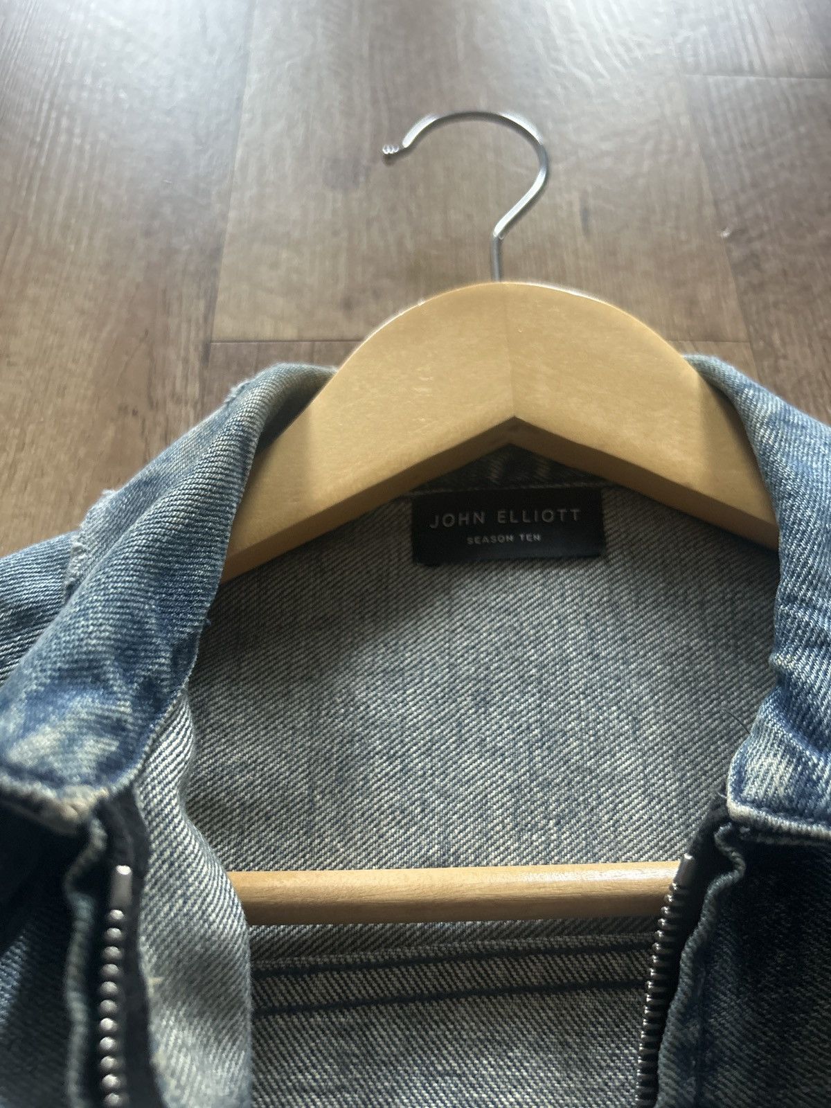 John Elliott John Elliott Denim Full Zip Up Jacket Size US S / EU 44-46 / 1 - 4 Thumbnail
