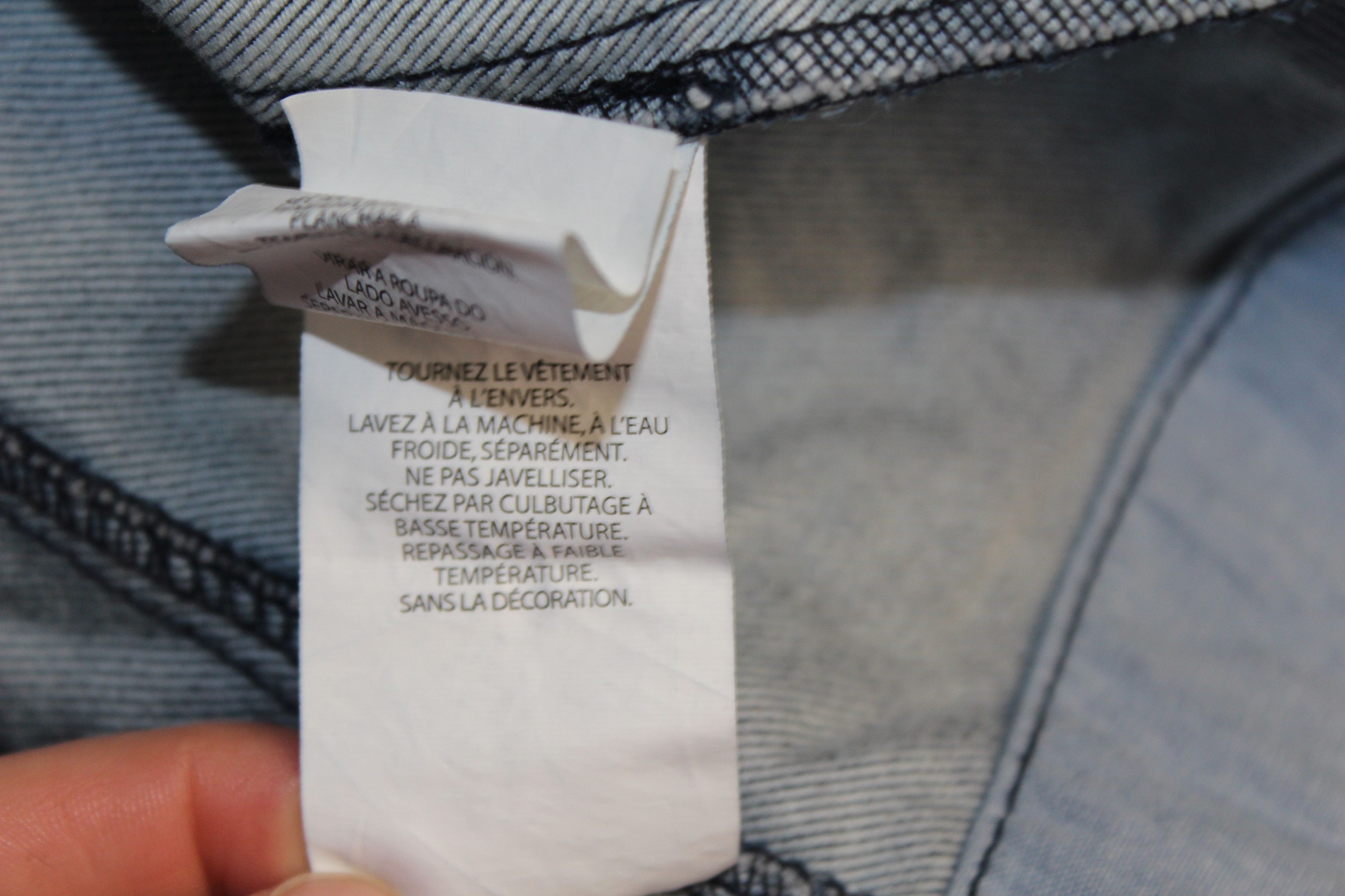 Armani Women's Armani Exchange Denim Blazer Jacket Size L / US 10 / IT 46 - 7 Thumbnail