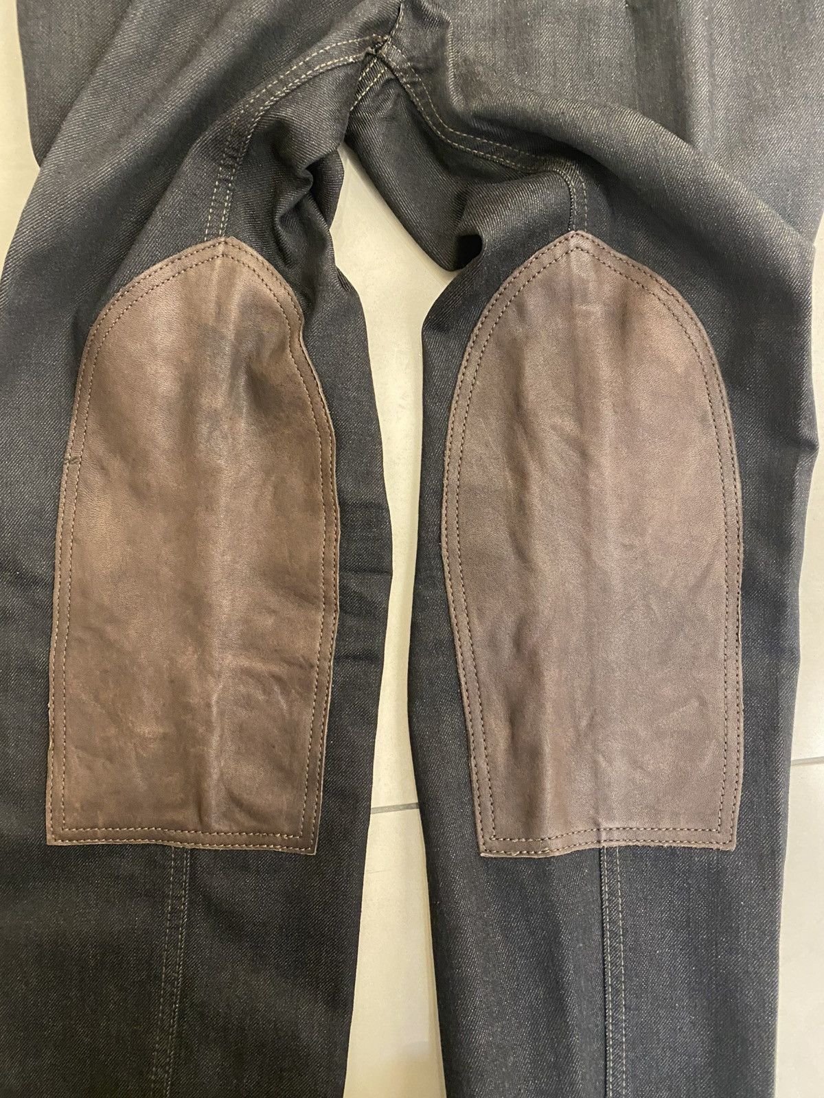Dolce & Gabbana D&G 14 Classic Leather Patch Denim Size34” Size US 34 / EU 50 - 5 Thumbnail